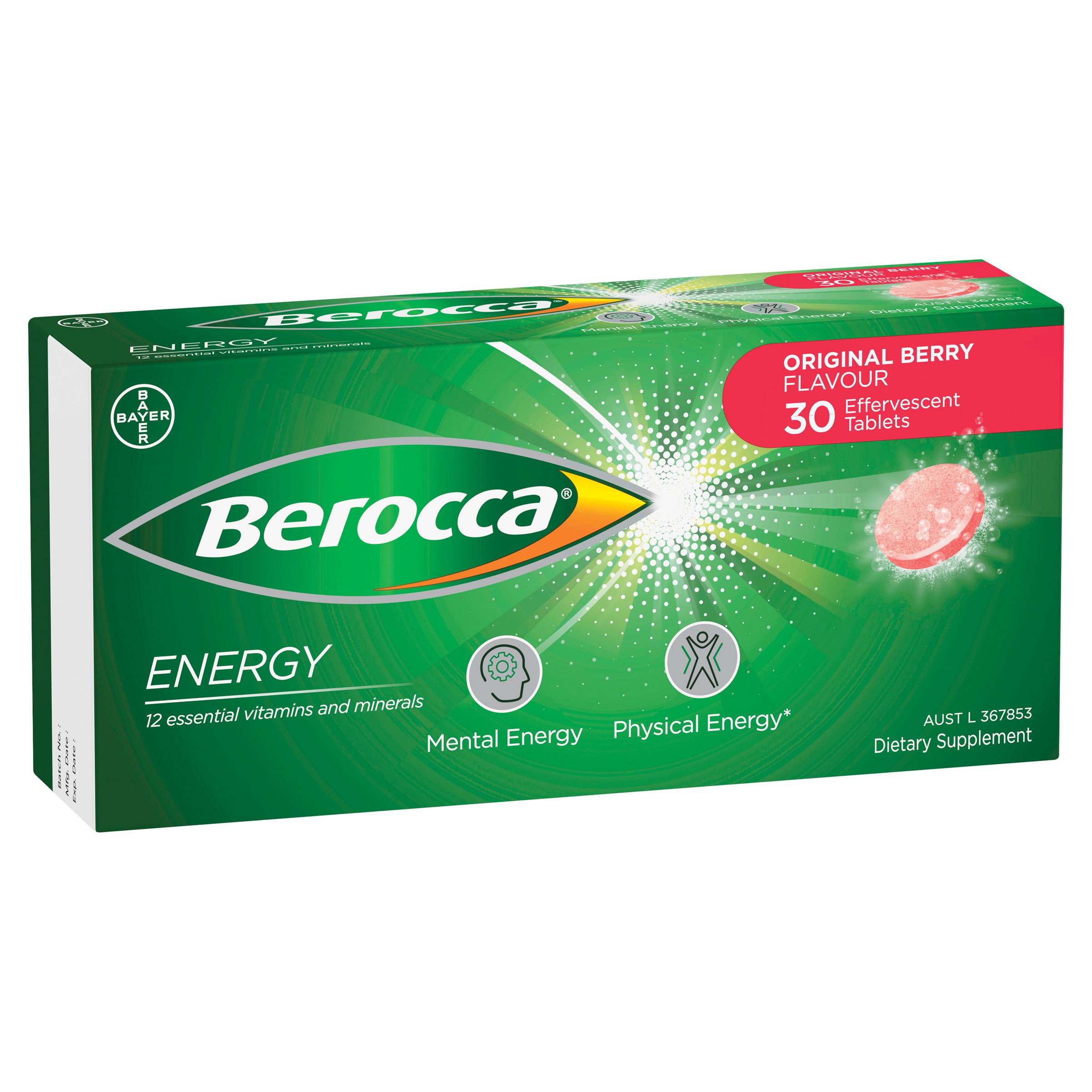 Berocca Energy Original Berry 30 tablets - Image 14