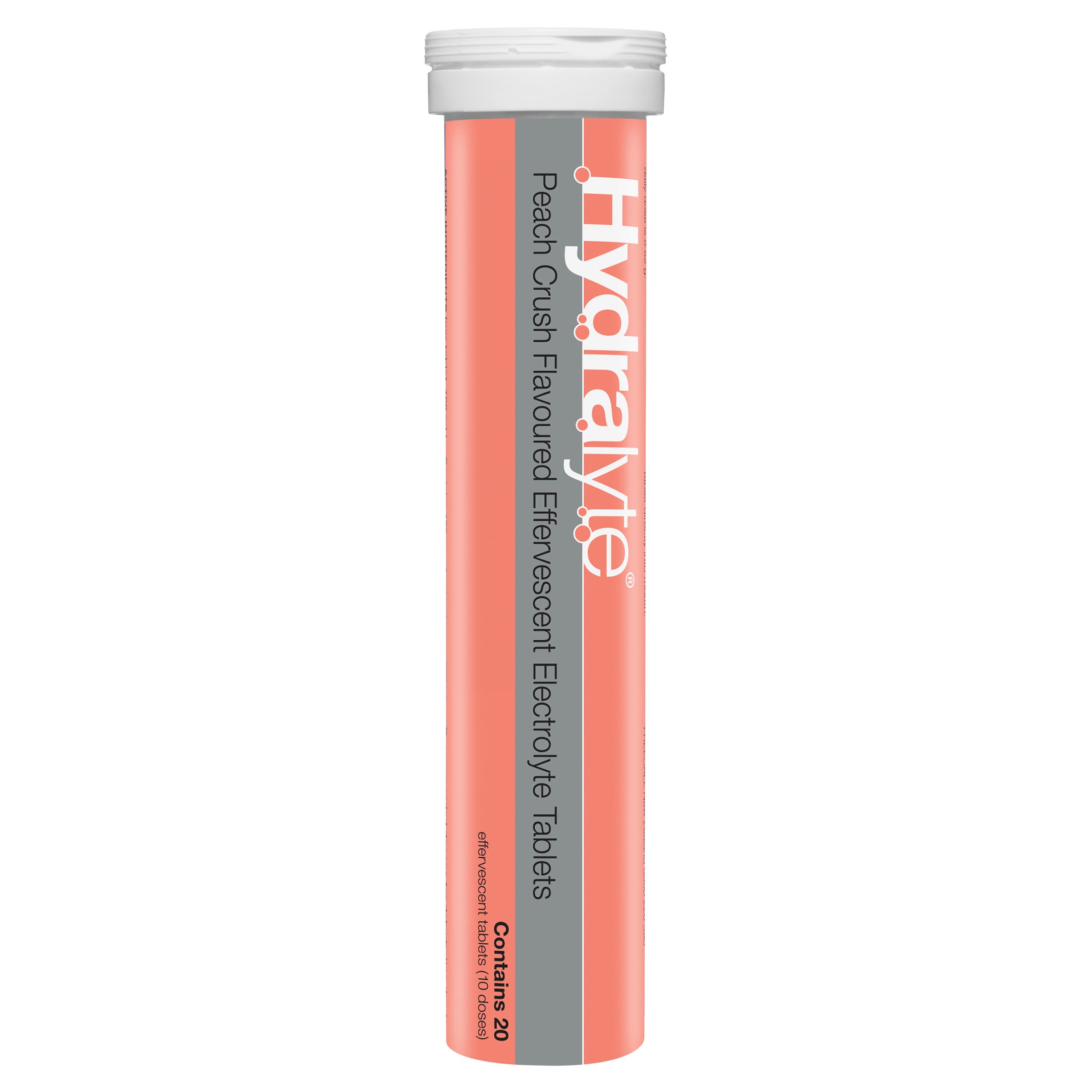 Hydralyte Effervescent Peach Crush 20 tablets - Image 11