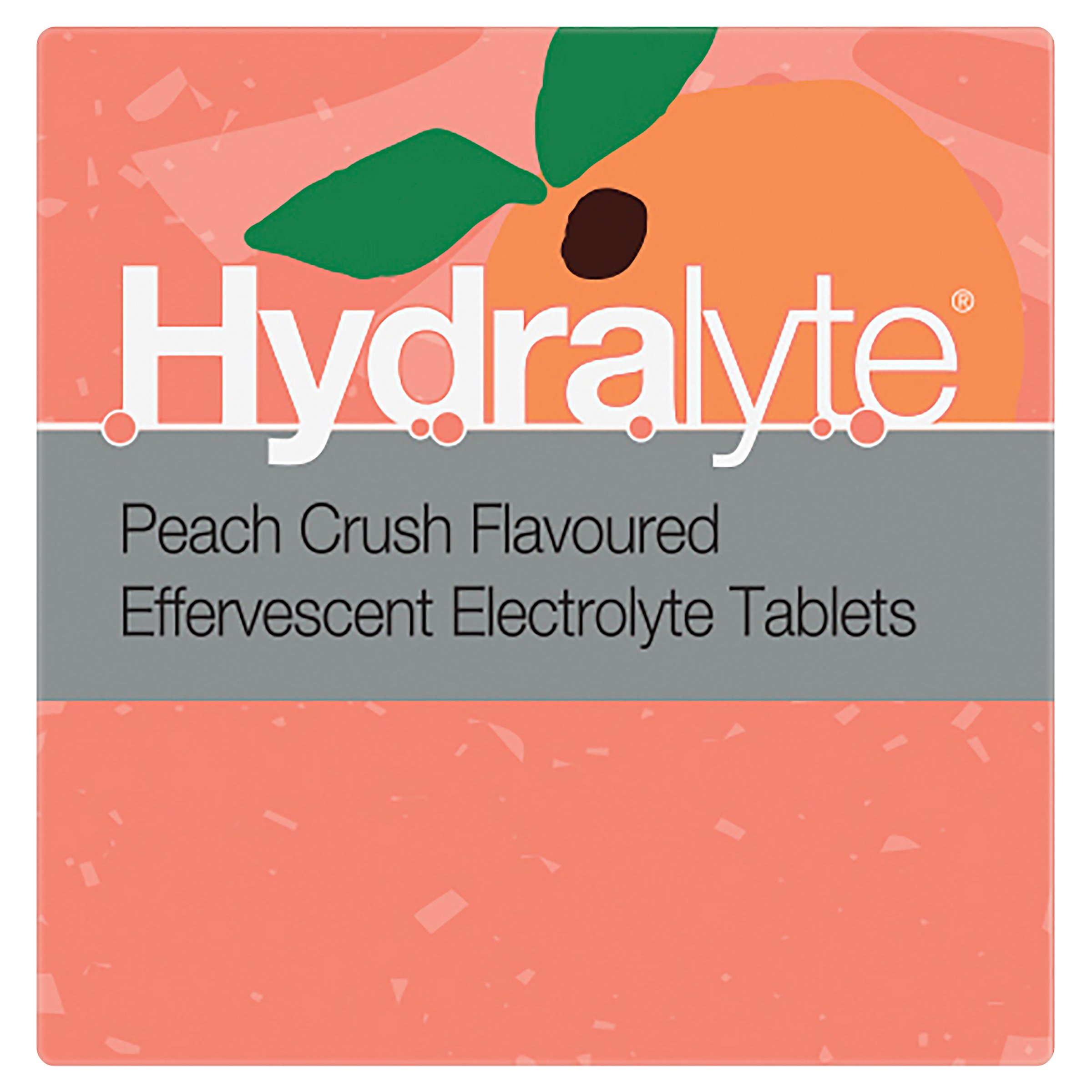 Hydralyte Effervescent Peach Crush 20 tablets - Image 5
