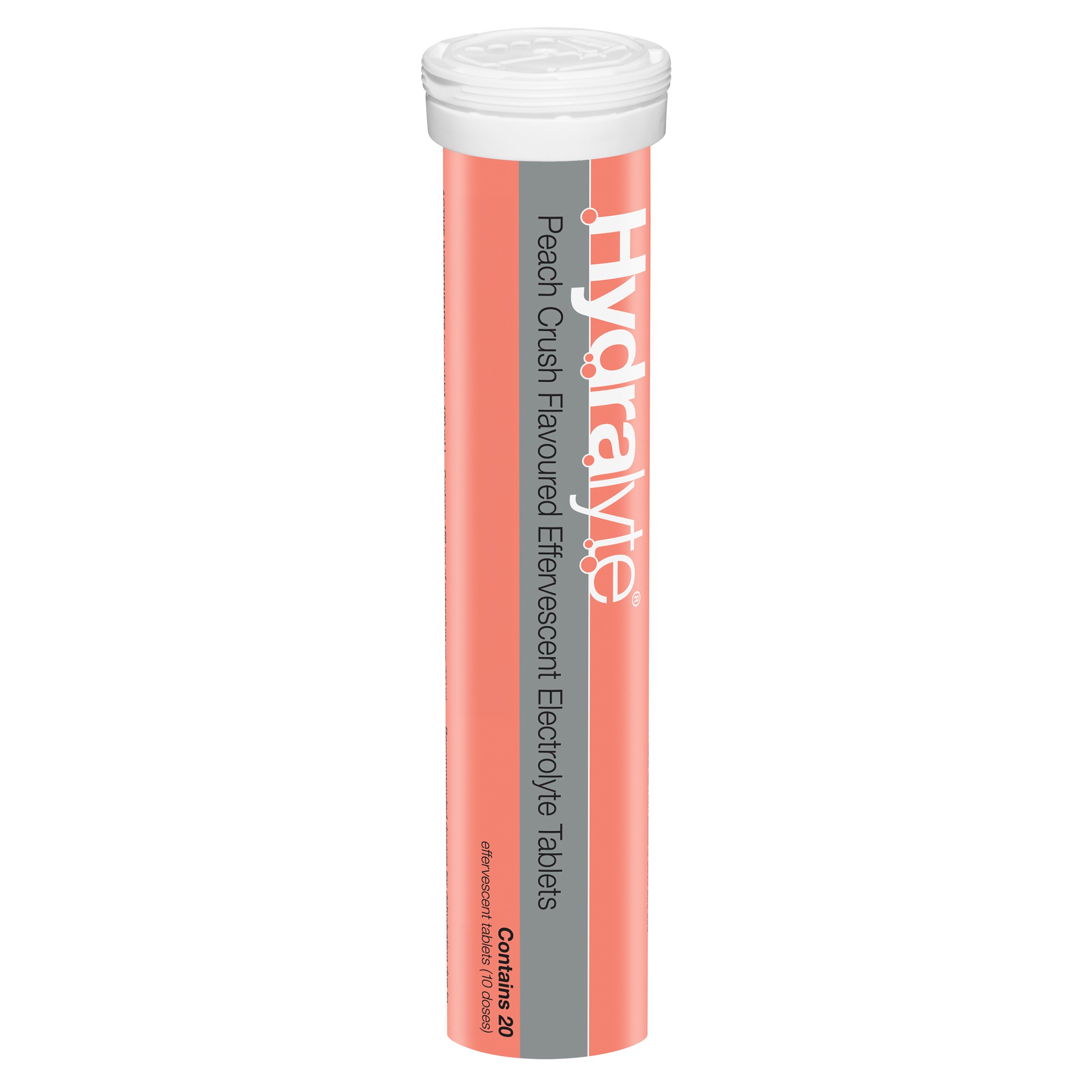 Hydralyte Effervescent Peach Crush 20 tablets - Image 9
