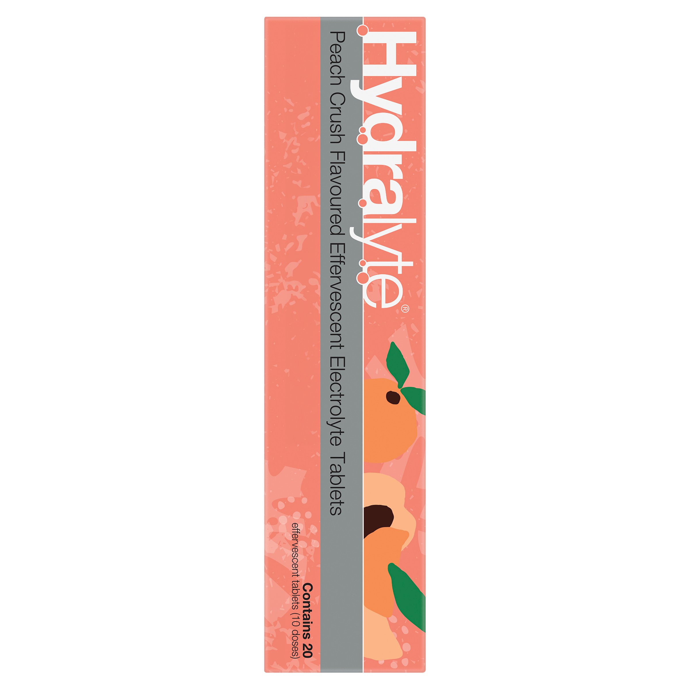 Hydralyte Effervescent Peach Crush 20 tablets - Image 13