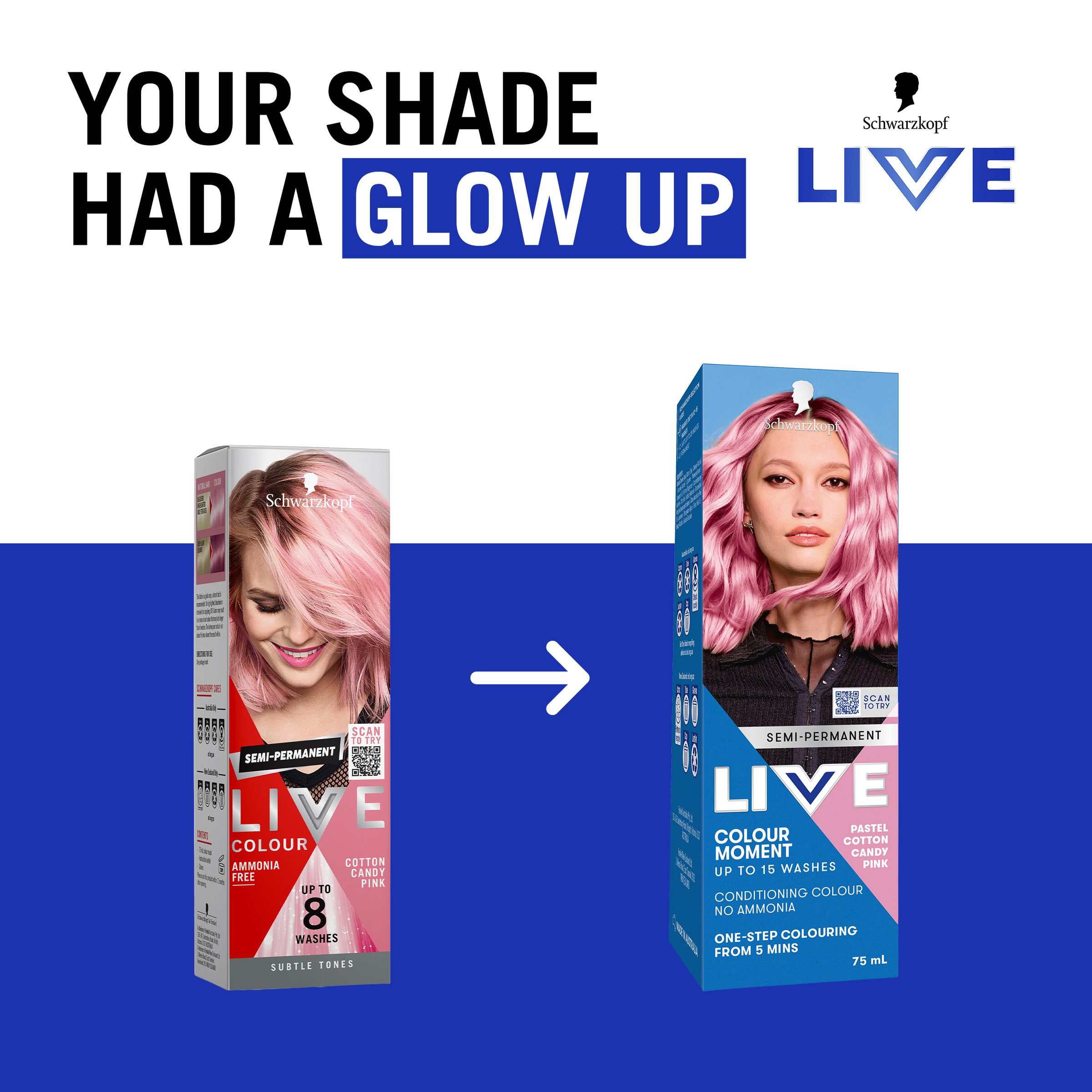 Schwarzkopf Live Colour Pastels Cotton Candy Pink 75ml - Image 9
