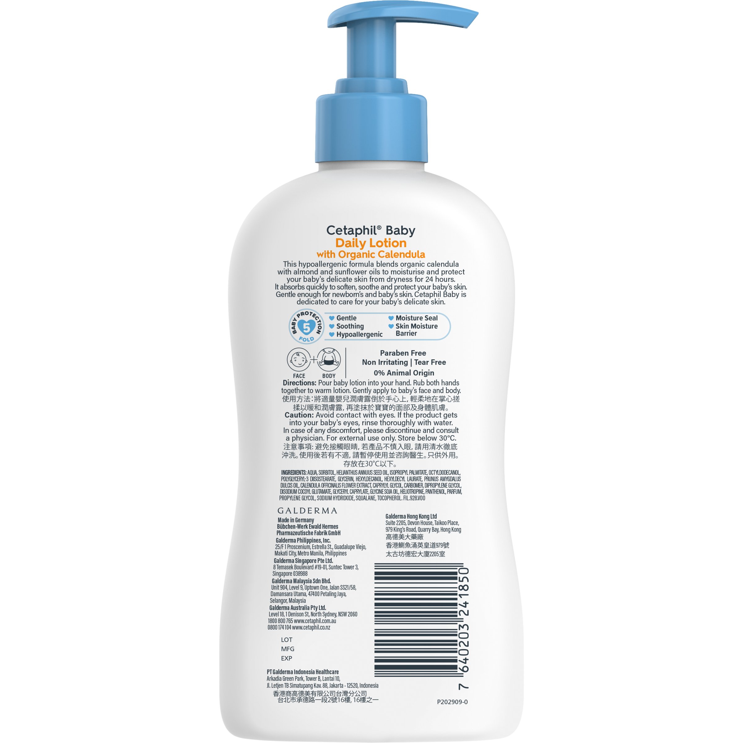 Cetaphil Baby Calendula Daily Lotion 400ml - Image 2