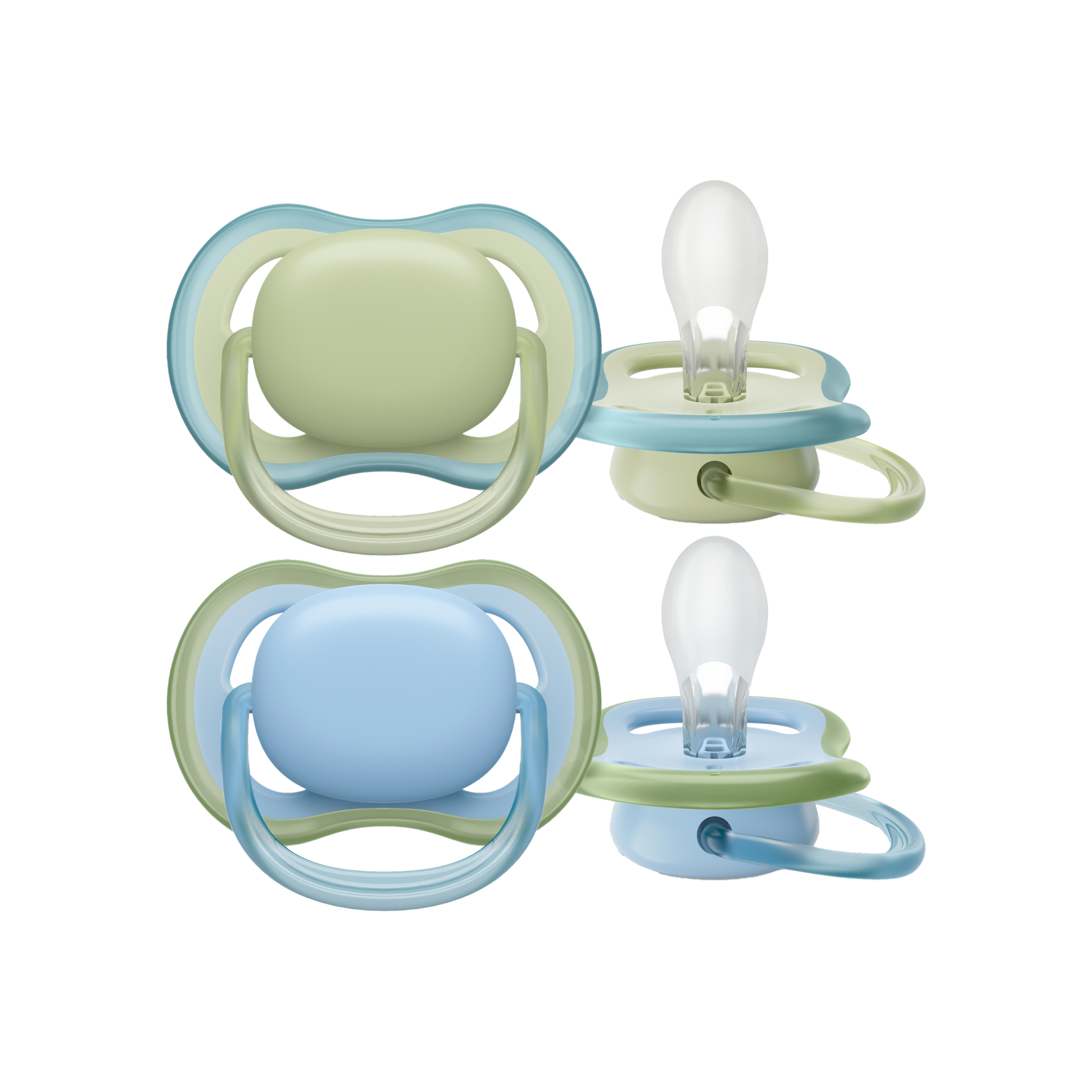 Avent Ultra Air Soother 0-6 Months Plain Mixed 2 pack - Image 4