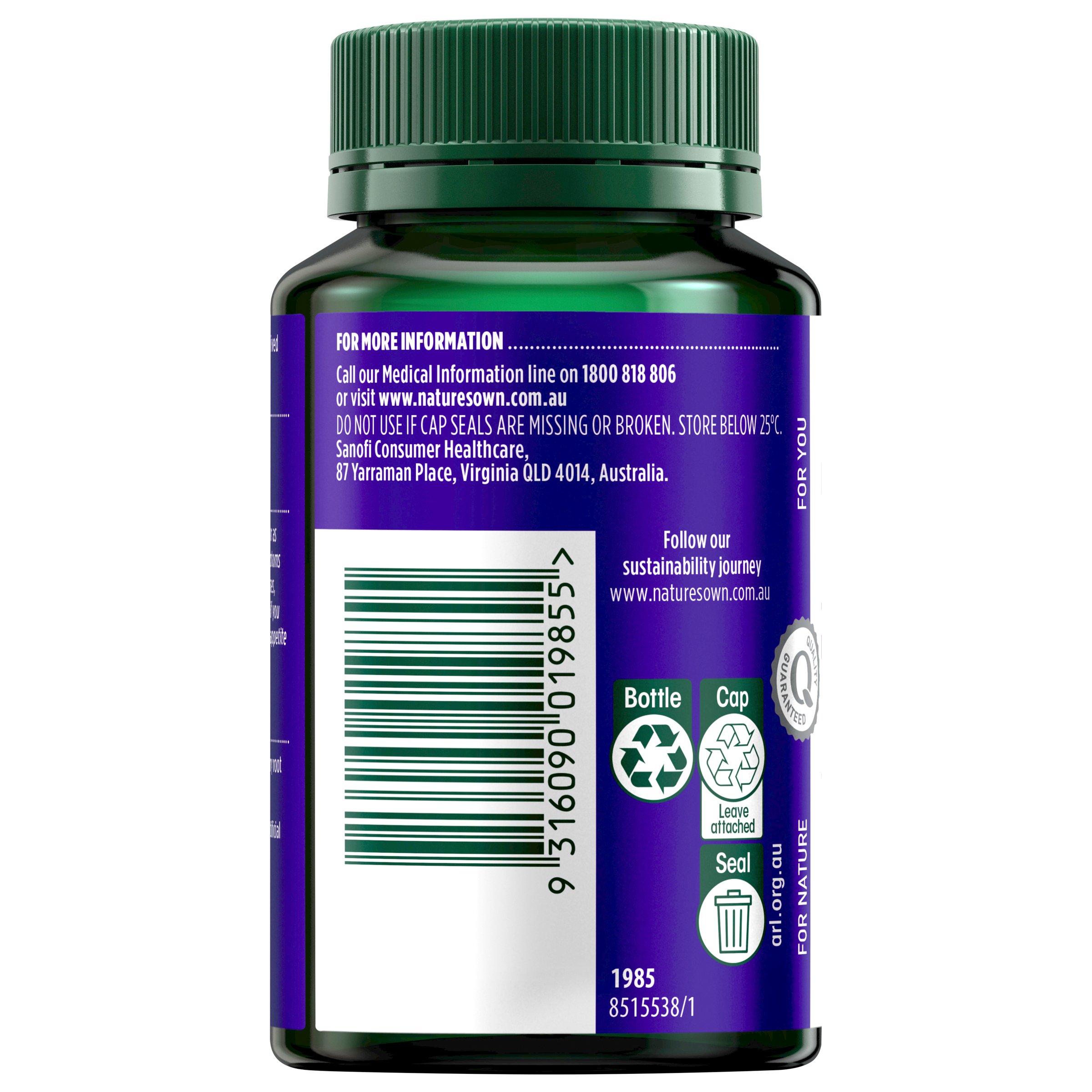 Nature's Own Sleep+ Valerian 60 capsules - Image 3