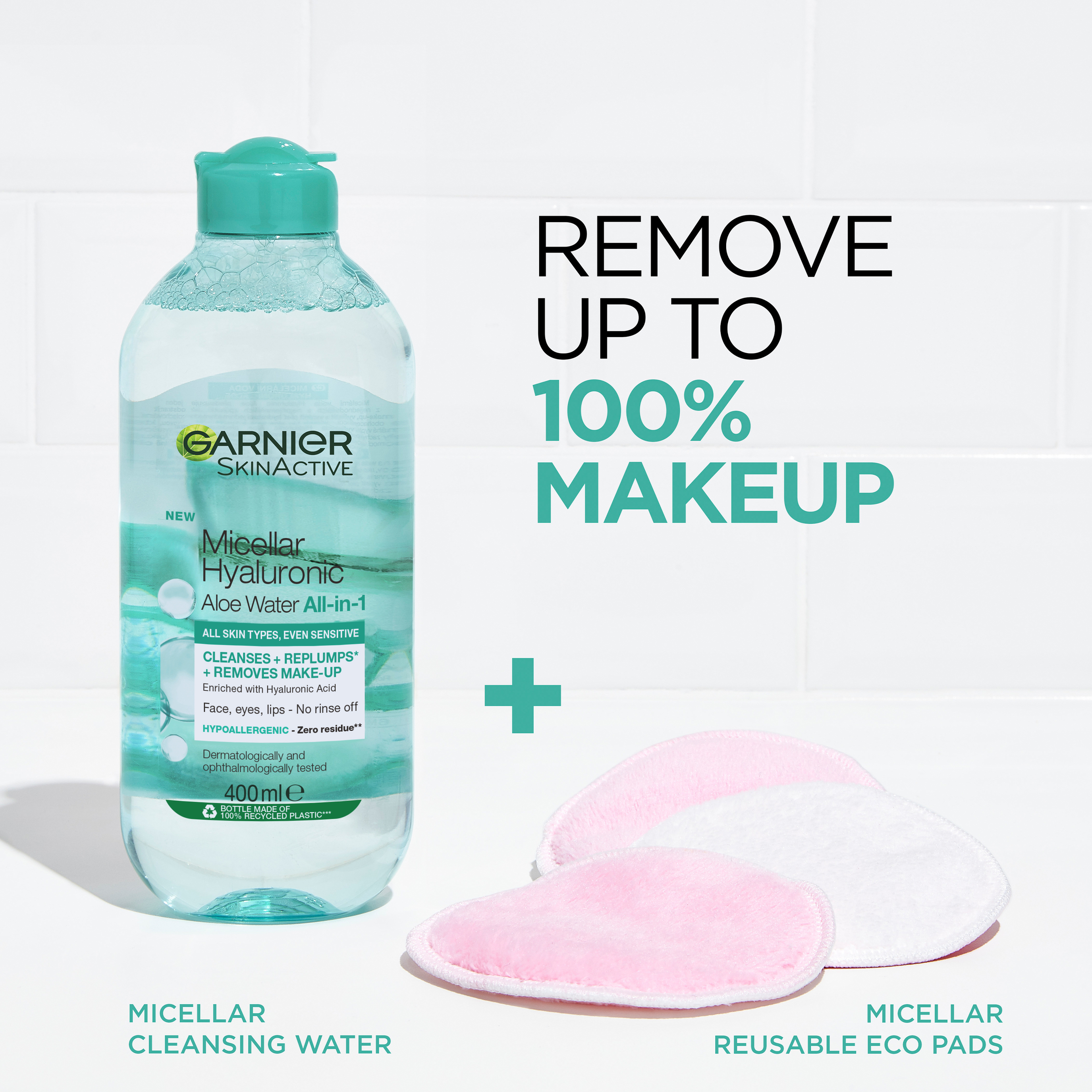Garnier Hyaluronic Aloe Micellar Water 400ml - Image 3