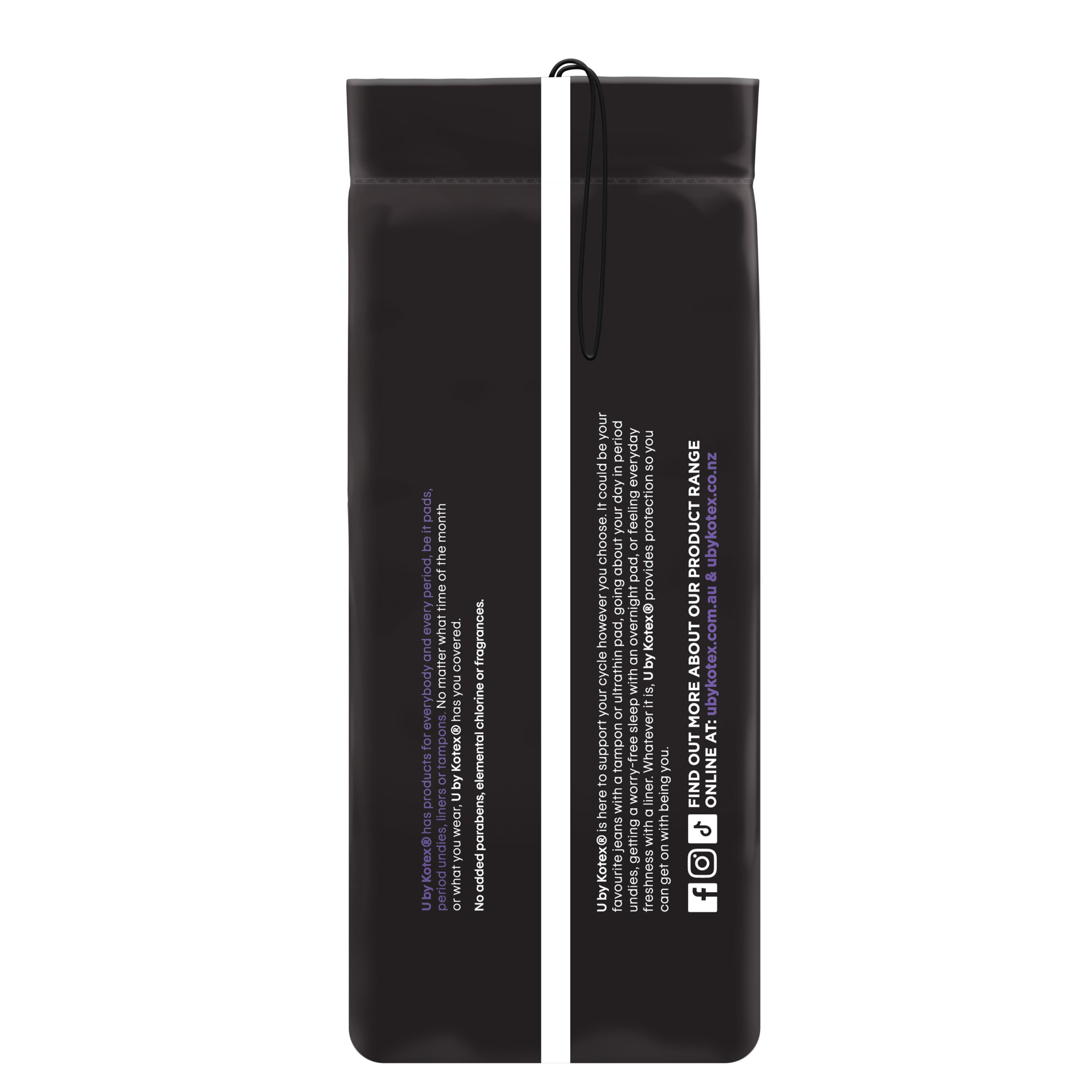 U By Kotex Maxi Ultimate Overnight Wing 6 - 41cm - Image 4