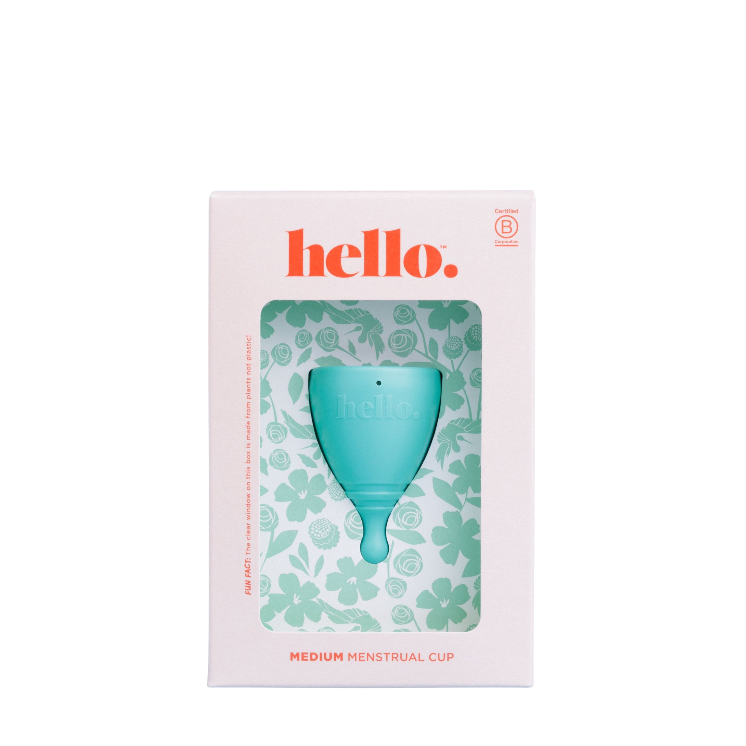 Hello Period Average Cervix Cup Medium Blue 60g - Image 1