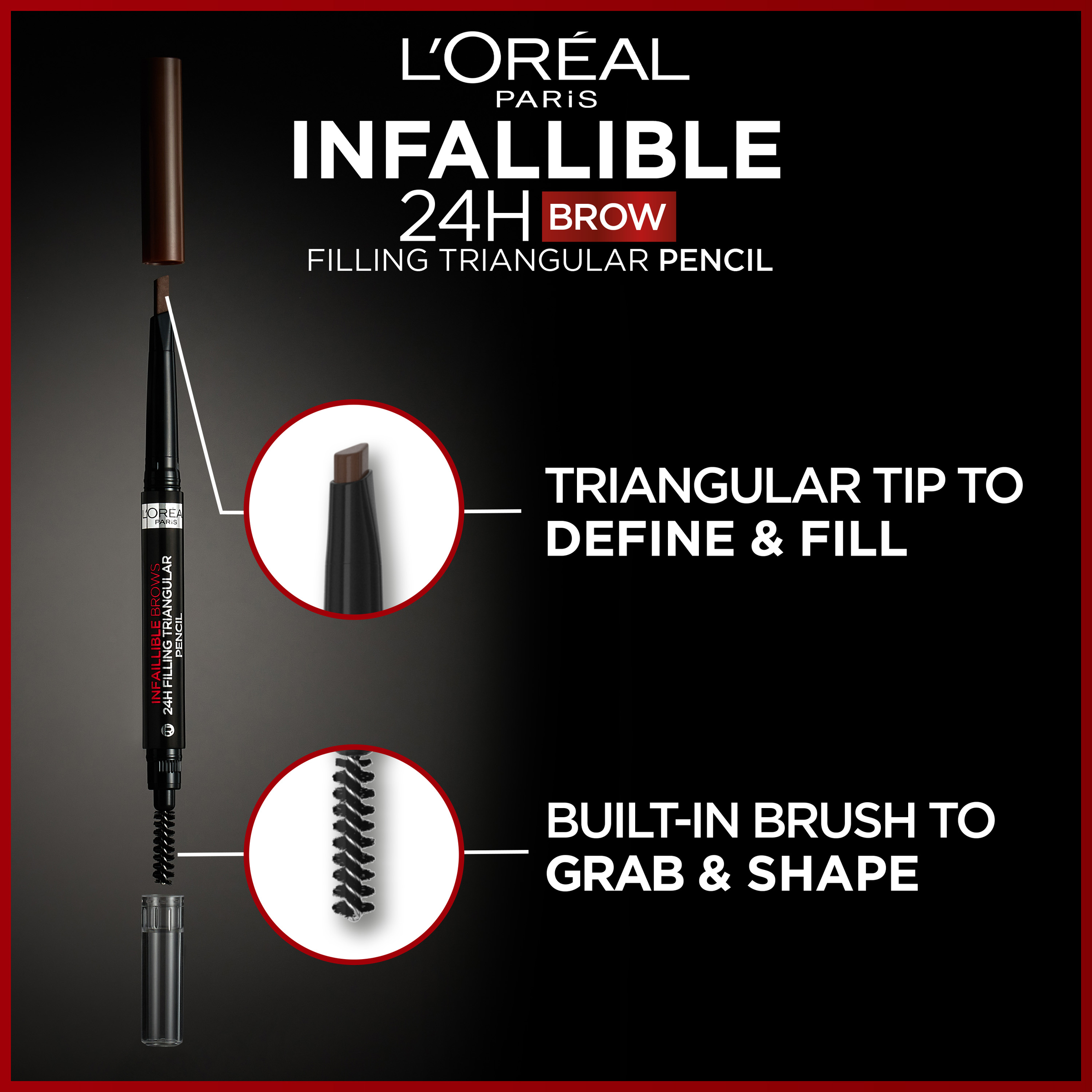 L'Oreal Paris Infallable Brow Xpert 1.0 Ebony 1 each - Image 6
