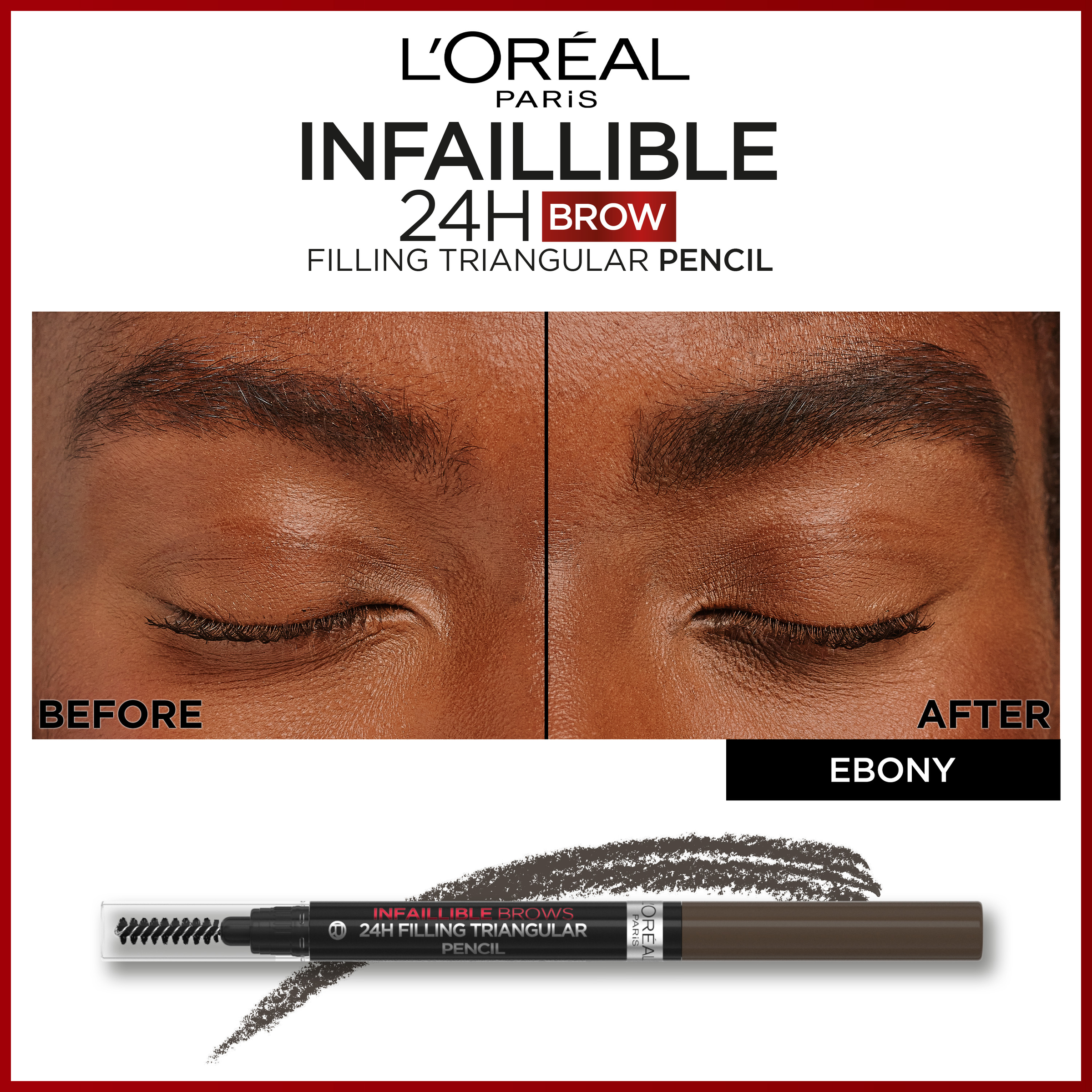 L'Oreal Paris Infallable Brow Xpert 1.0 Ebony 1 each - Image 7