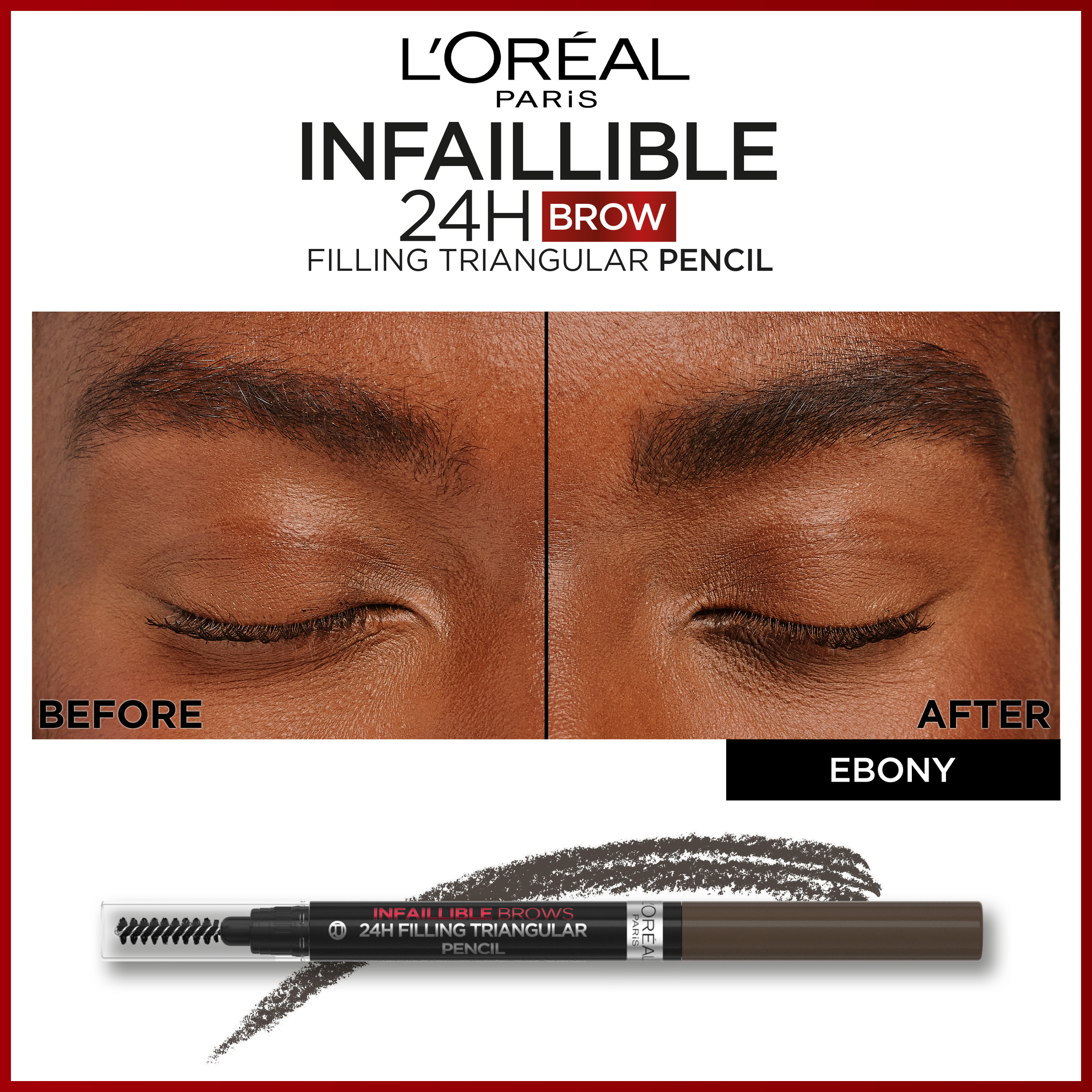 L'Oreal Paris Infallable Brow Xpert 1.0 Ebony 1 each - Image 9
