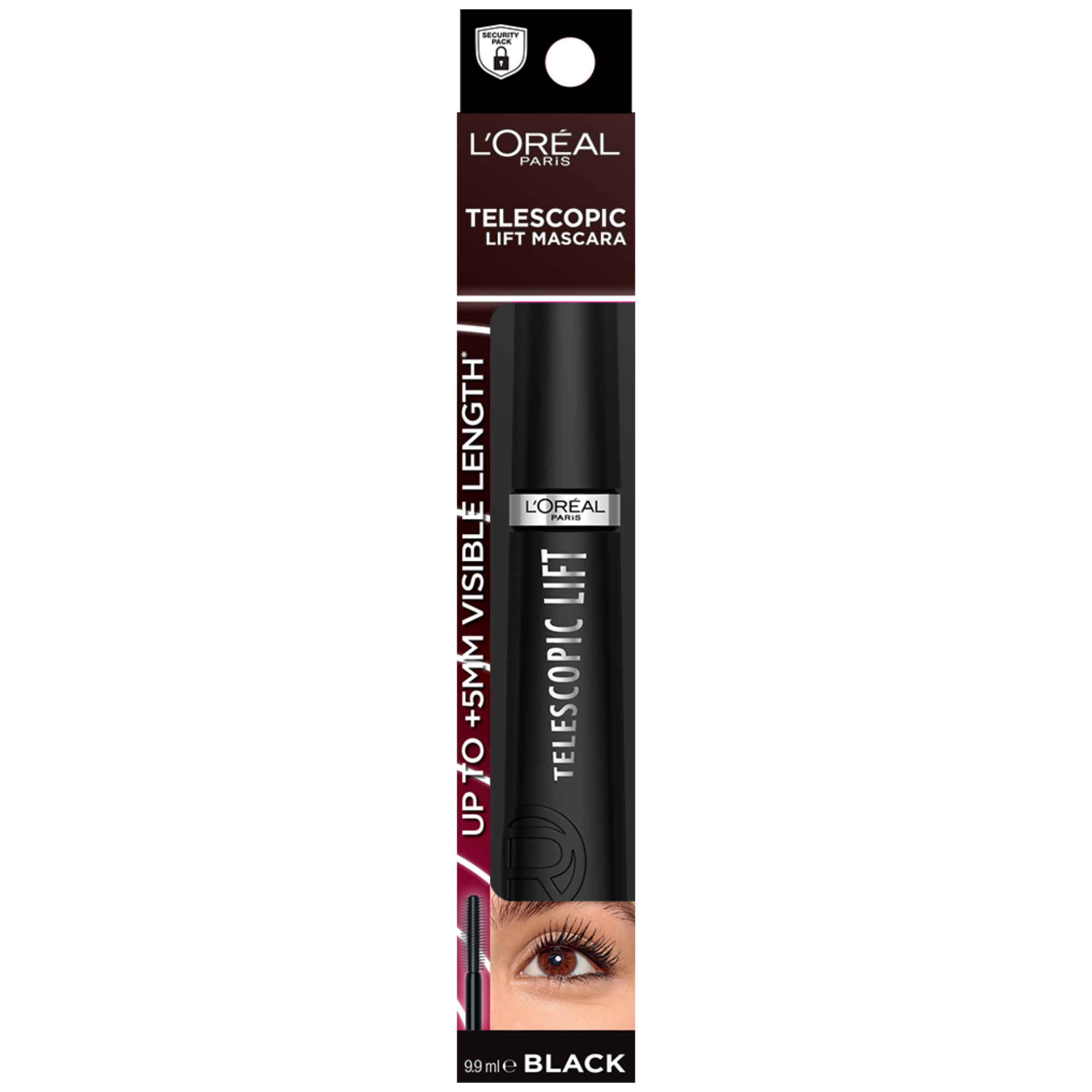 L'Oreal Paris Telescopic Lift Mascara Black 1 each - Image 1