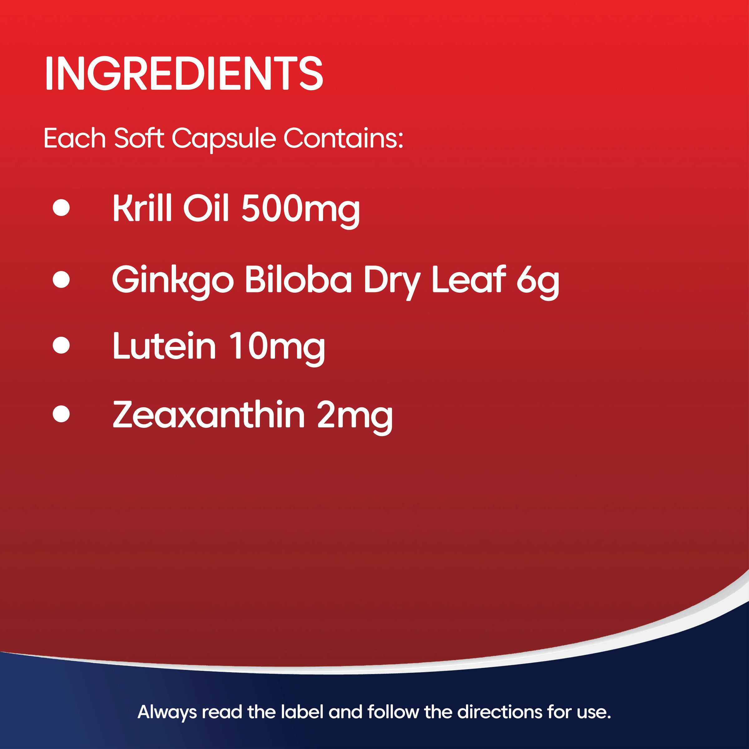 Bioglan Red Krill Oil Active Brain & Eyes 60 capsules - Image 6