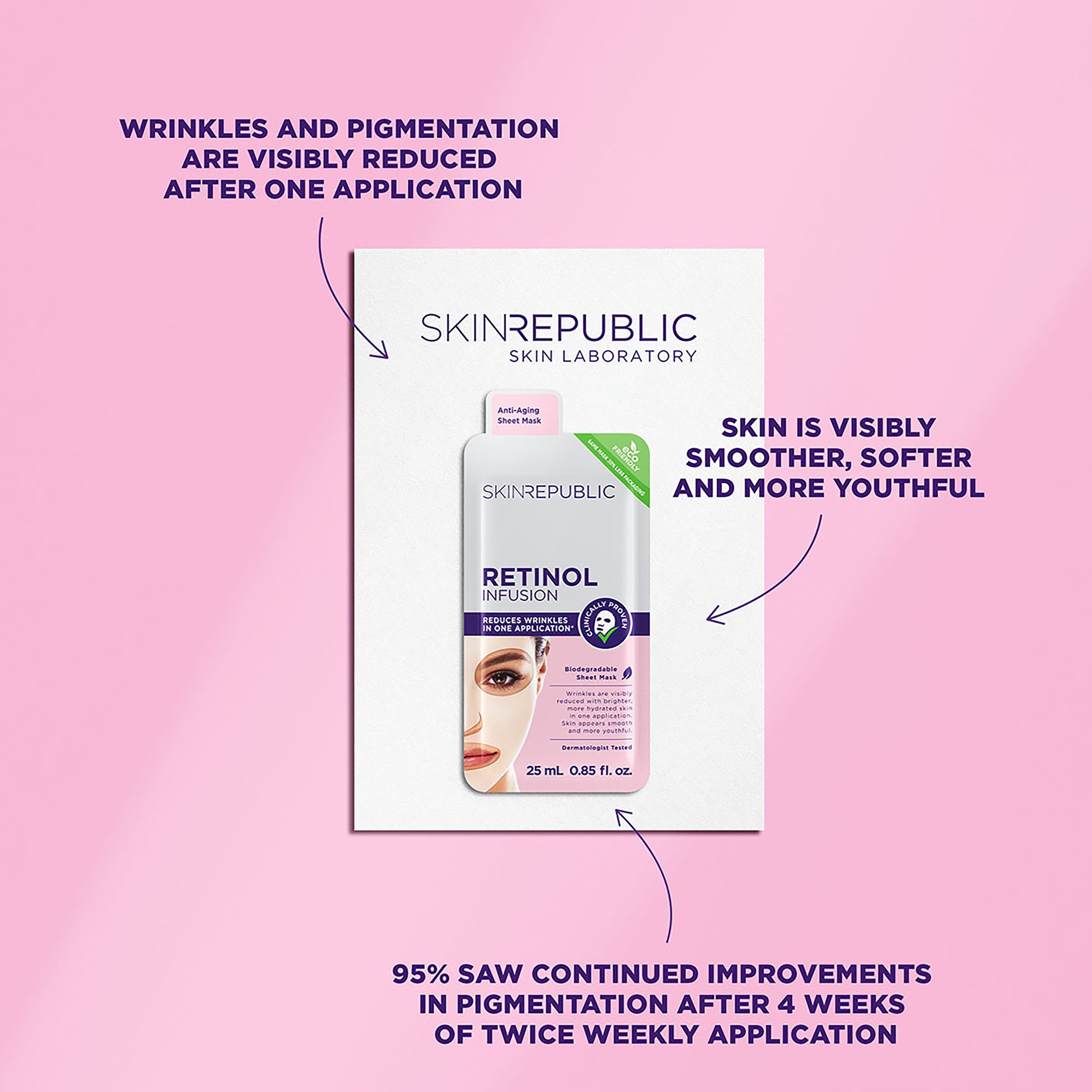 Skin Republic Retinol Infusion Face Mask 1 each - Image 5