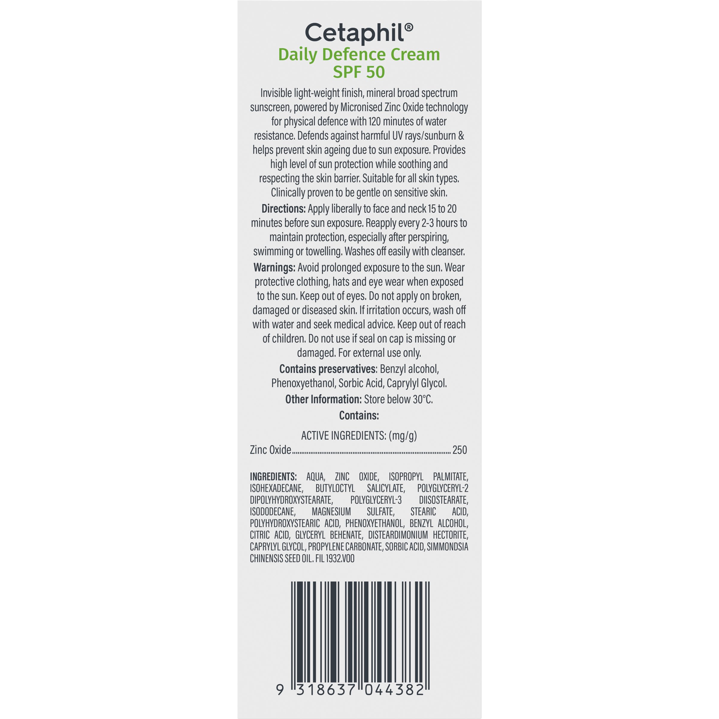 Cetaphil Daily Defence Cream SPF50 - 50g - Image 7
