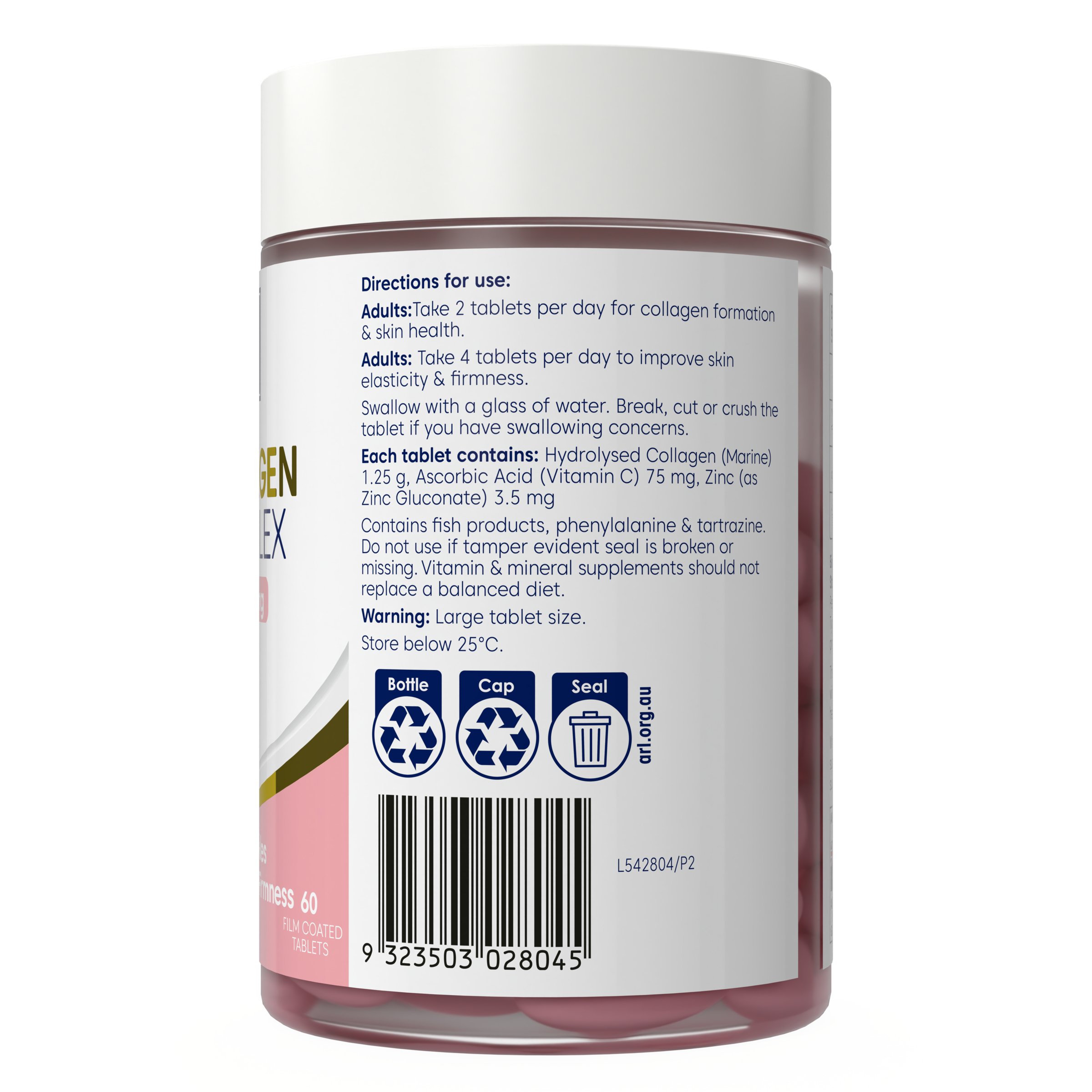 Bioglan Marine Collagen Beauty Complex 60 tablets - Image 2