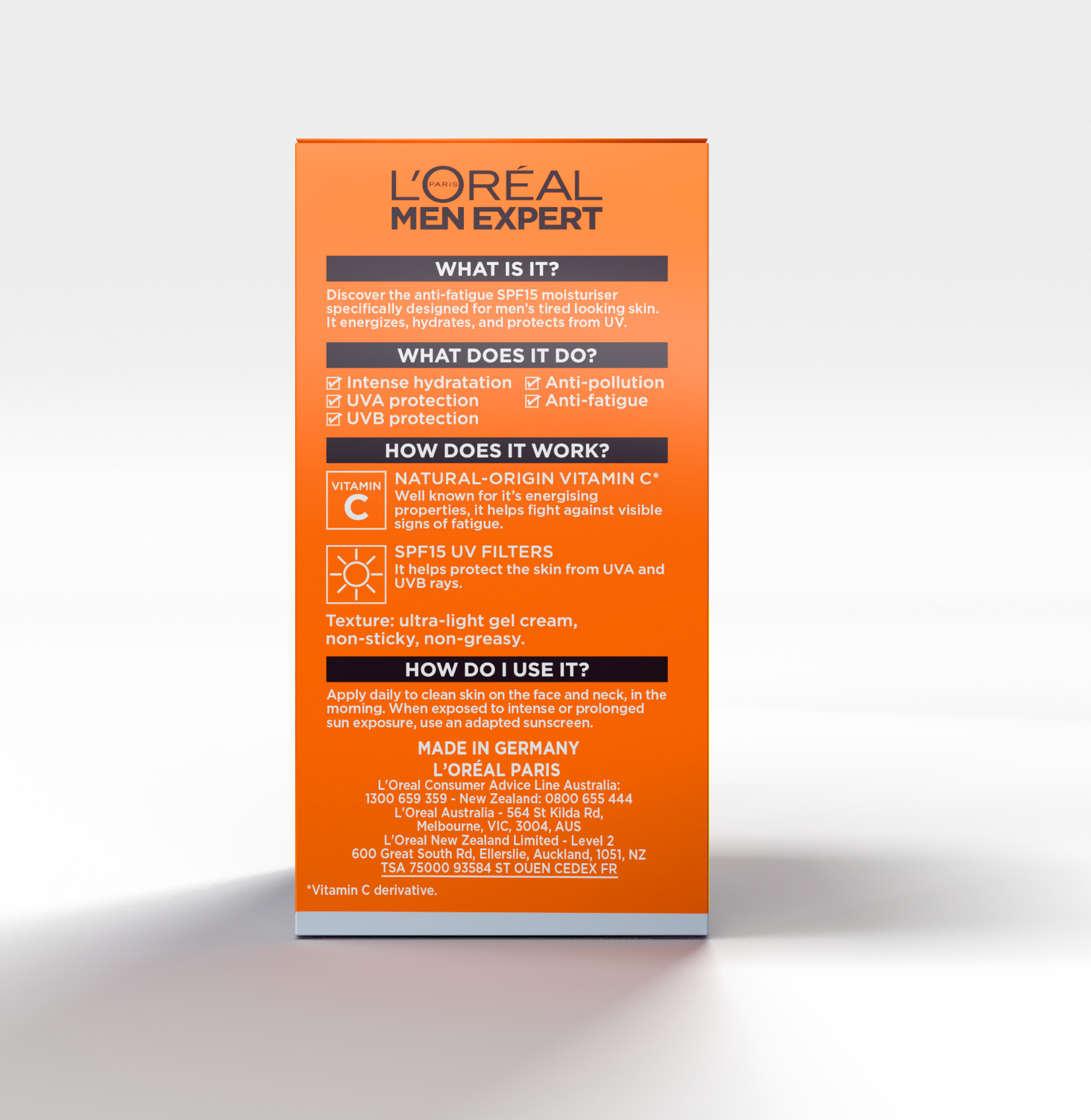 L'Oreal Paris Hydra Energetic Moisturiser Spf15 50ml - Image 8
