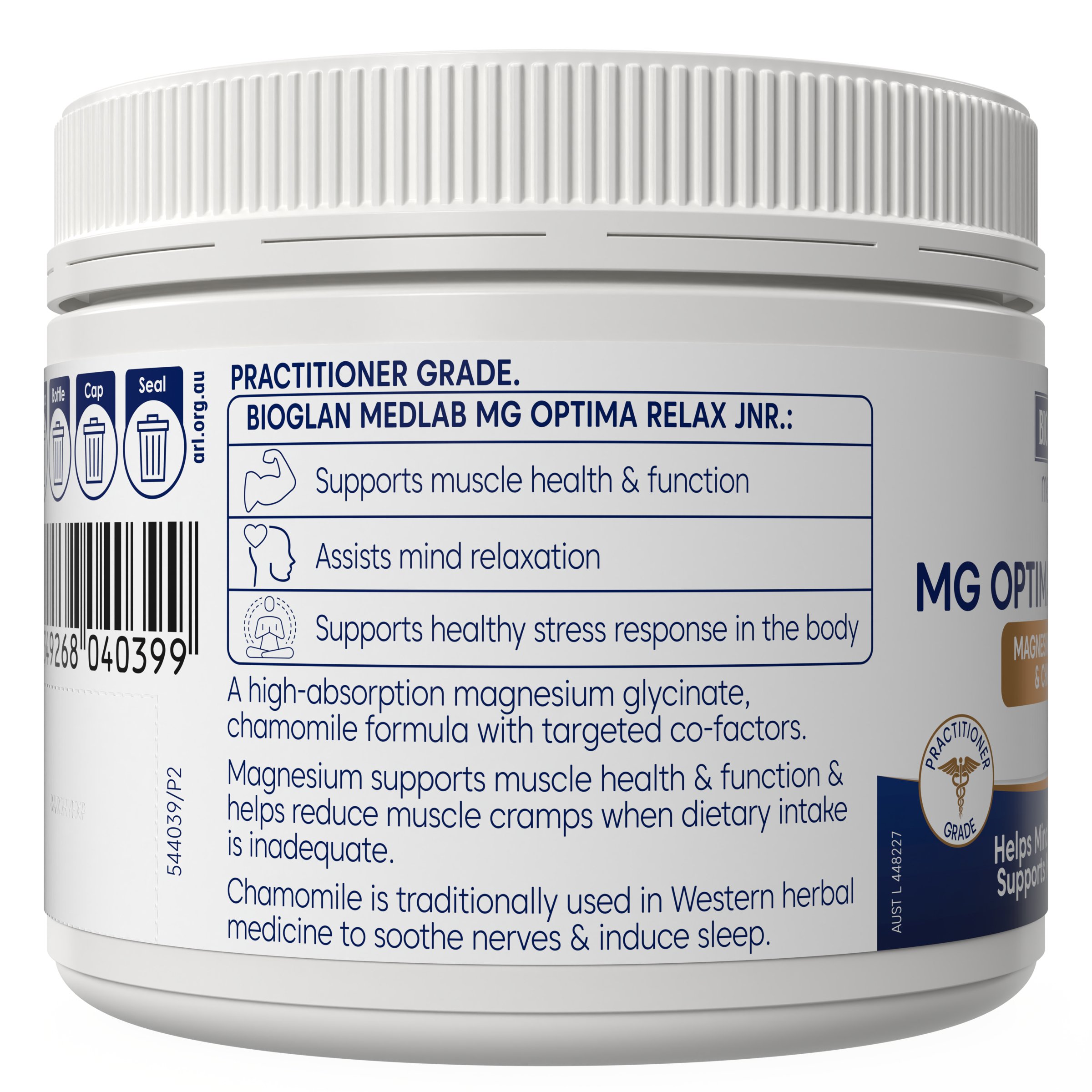 Bioglan Medlab Mg Optima Relax Junior 60g - Image 3