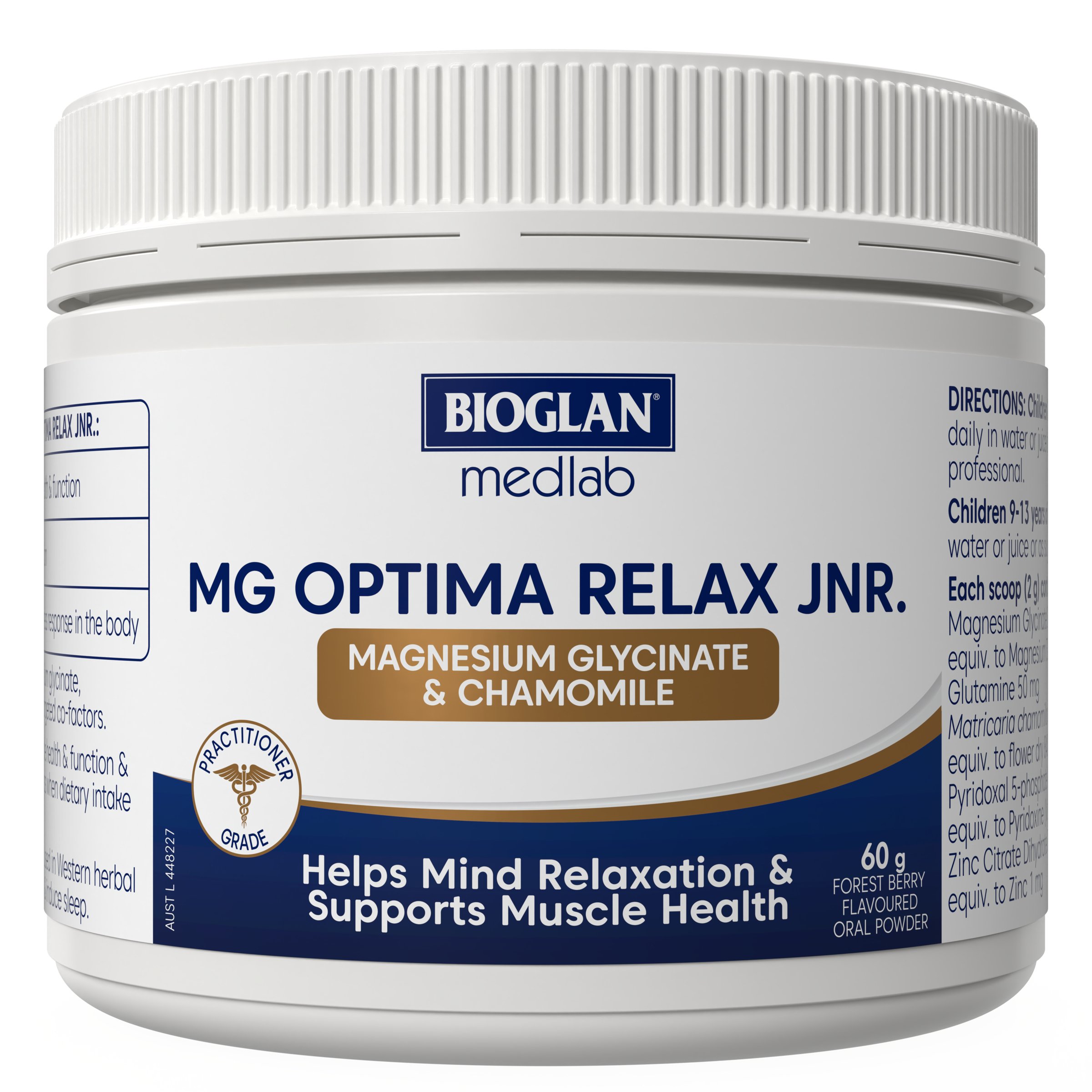Bioglan Medlab Mg Optima Relax Junior 60g - Image 1