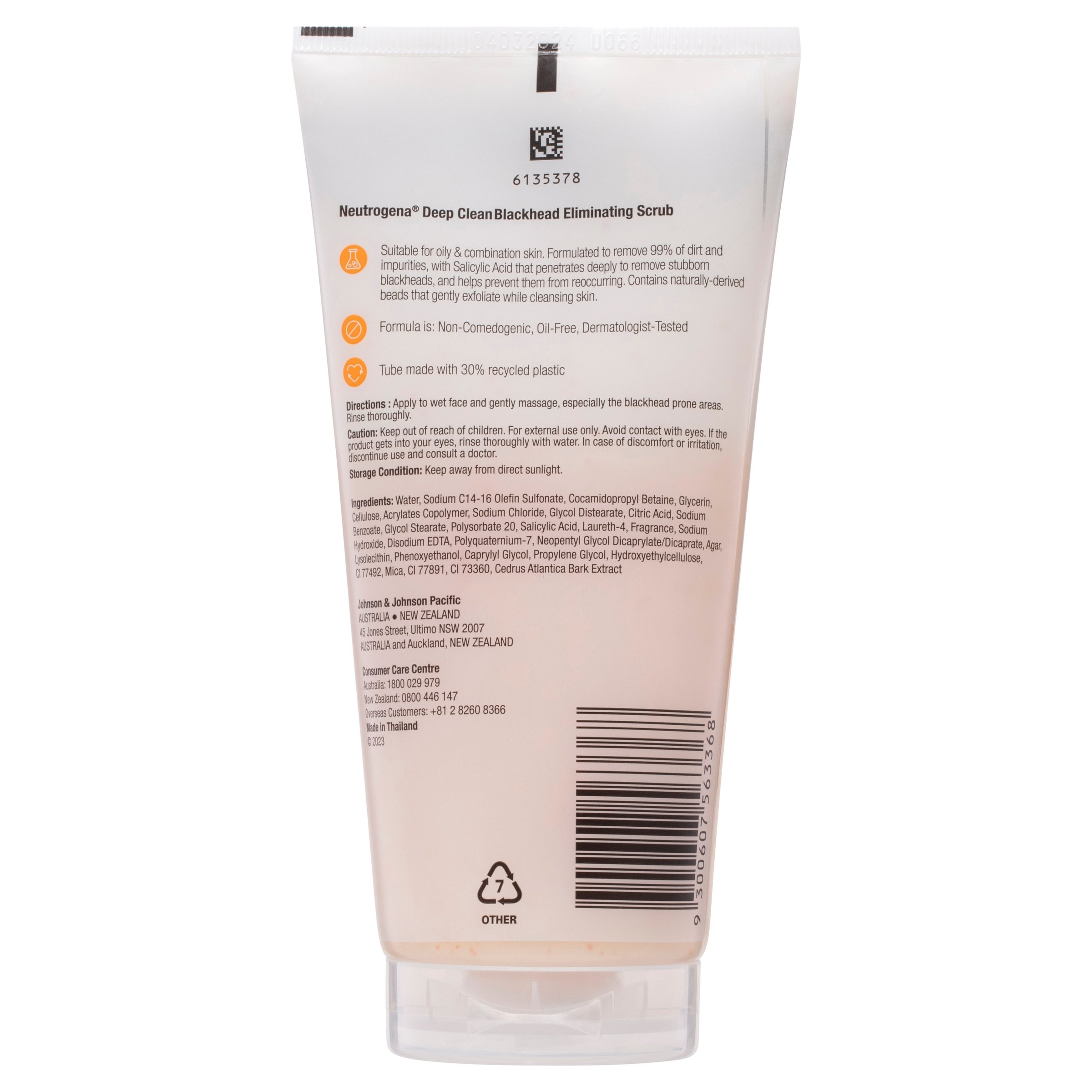 Neutrogena Deep Clean Blackhead Eliminating Scrub 150g - Image 2