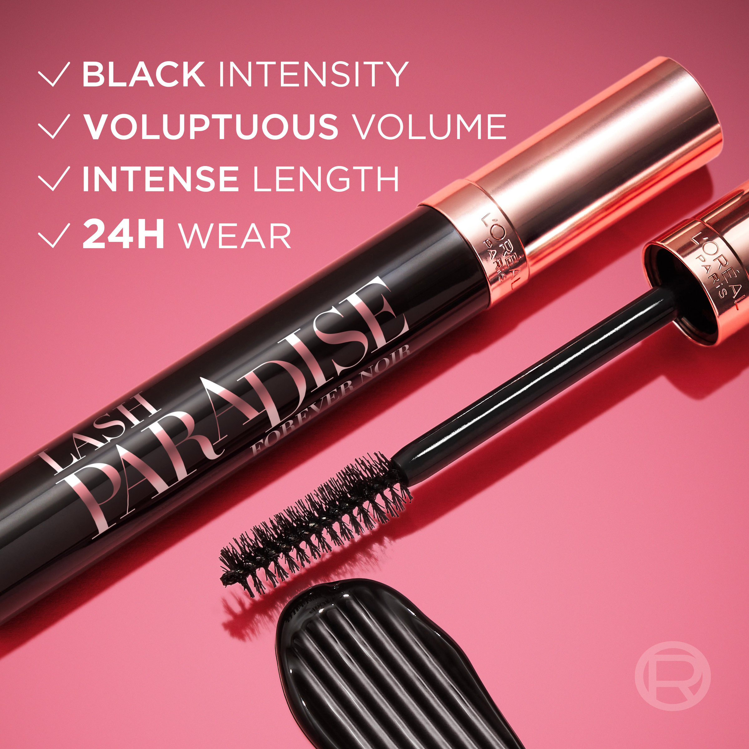 L'Oreal Paris Paradise Mascara Forever Noir 1 each - Image 4