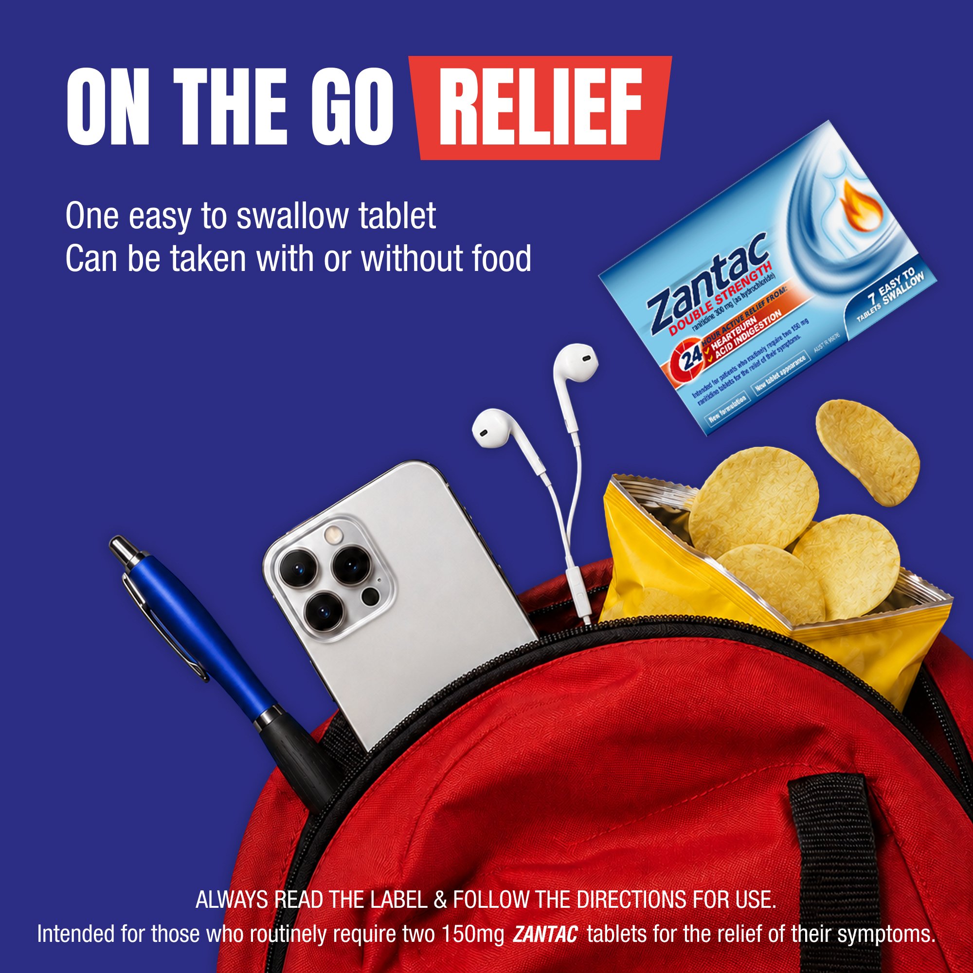 Zantac Relief Double Strength 300mg 14 pack - Image 4