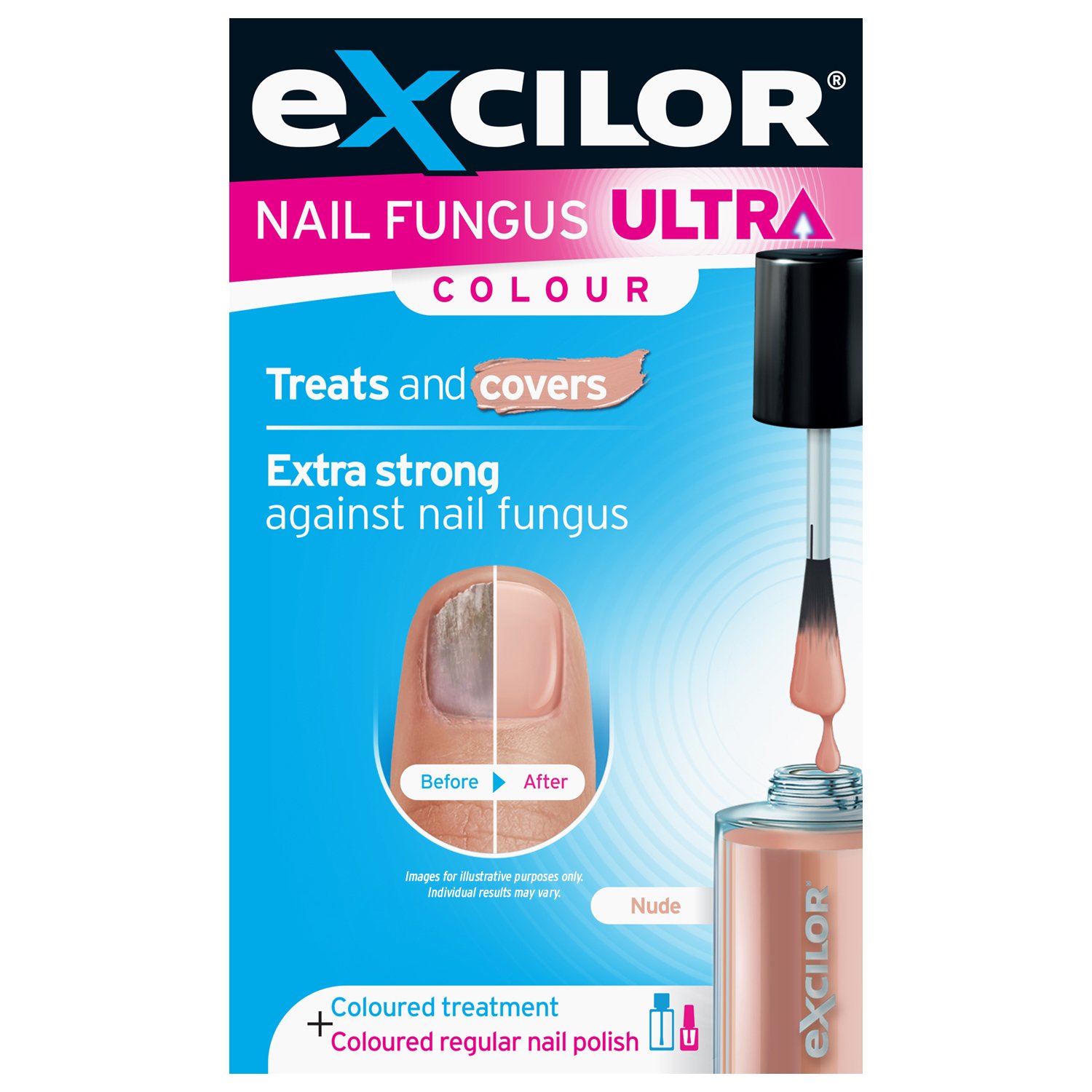 Excilor Ultra Colour - Nude 30ml - Image 1