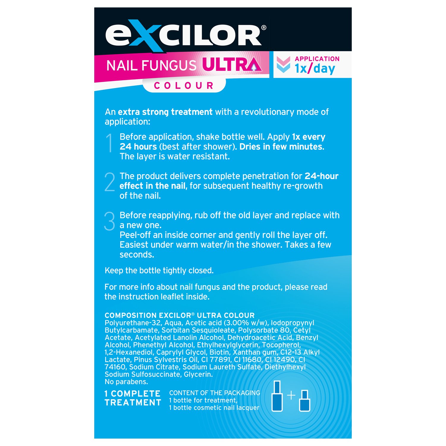 Excilor Ultra Colour - Nude 30ml - Image 2