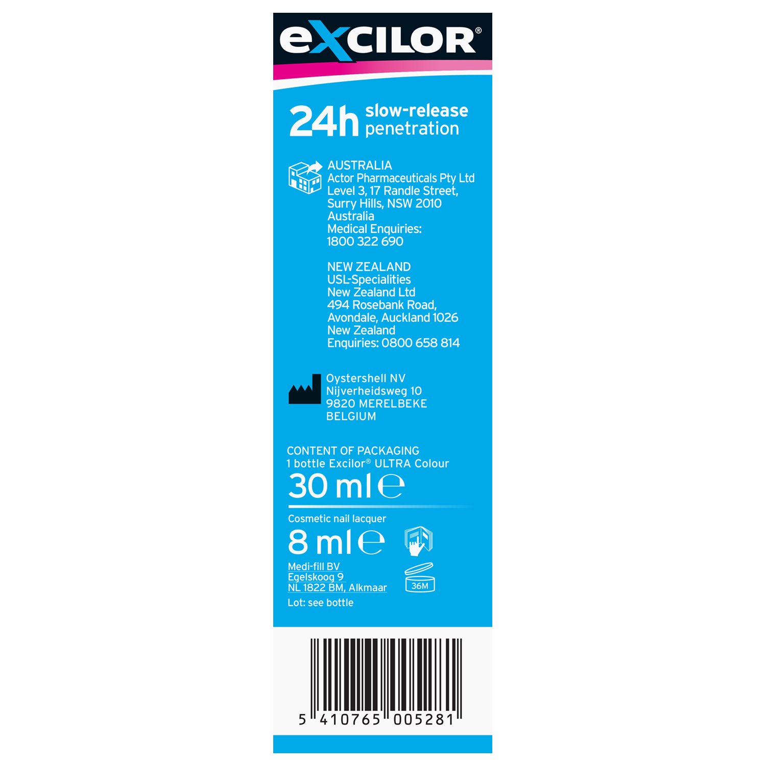 Excilor Ultra Colour - Nude 30ml - Image 3