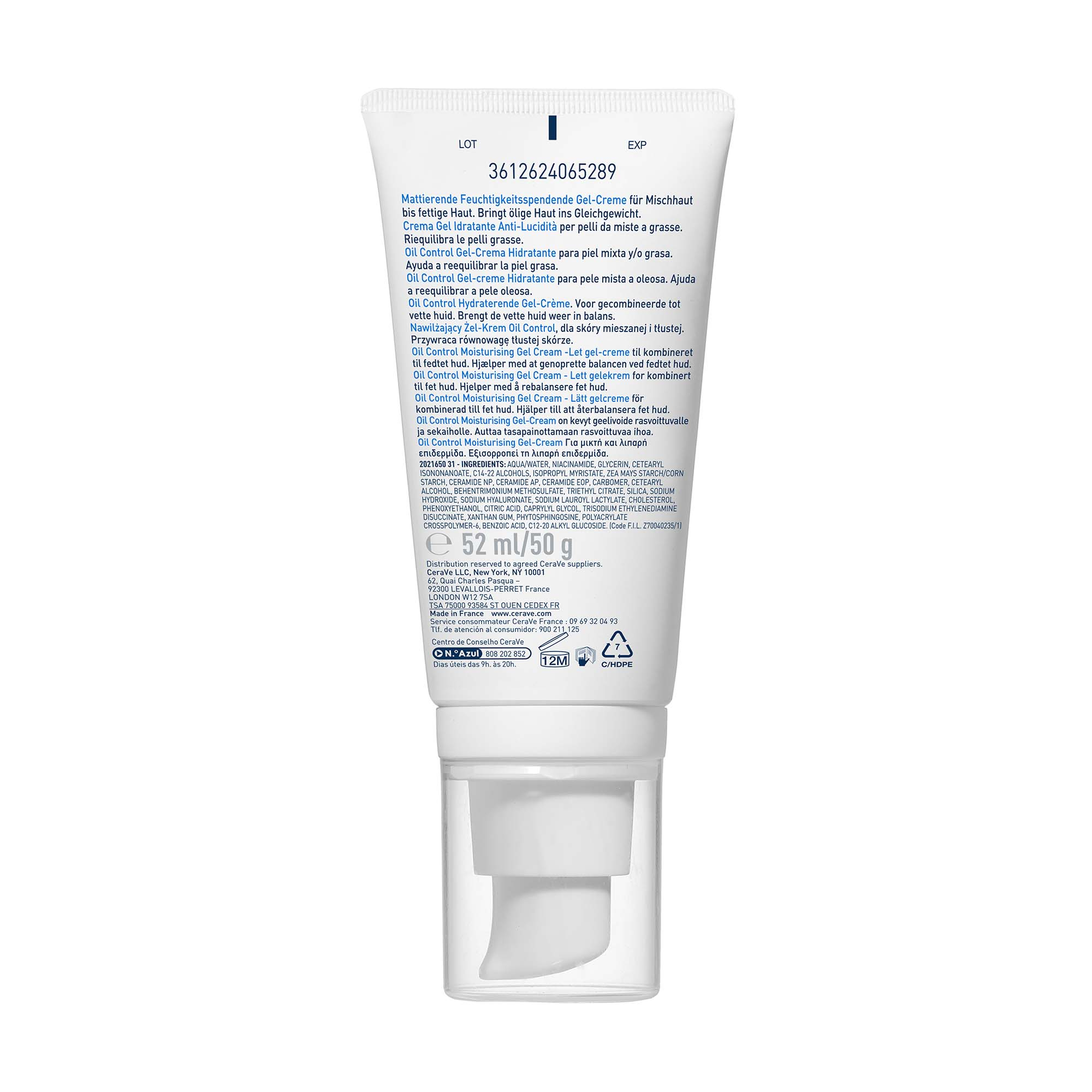 CeraVe Oil-Control Moisturising Gel-Cream 52ml - Image 2