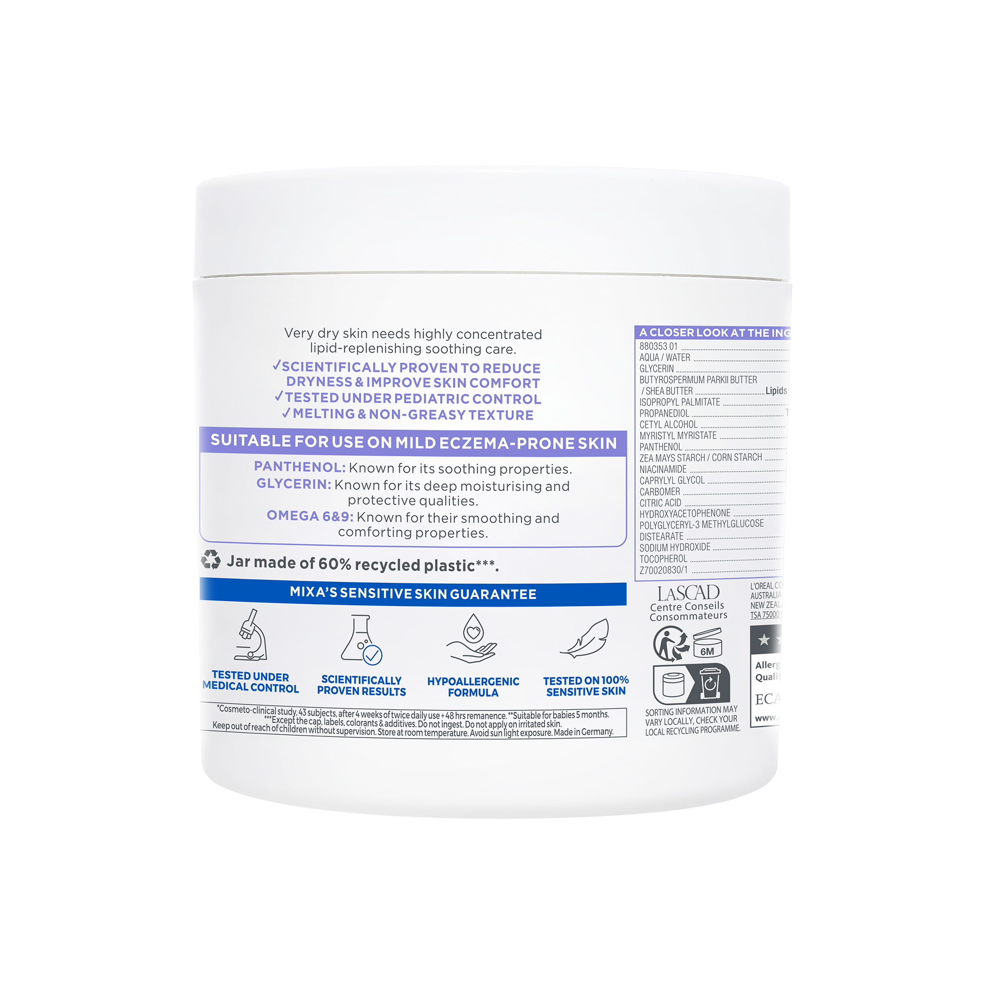 Mixa Panthenol 400ml - Image 2