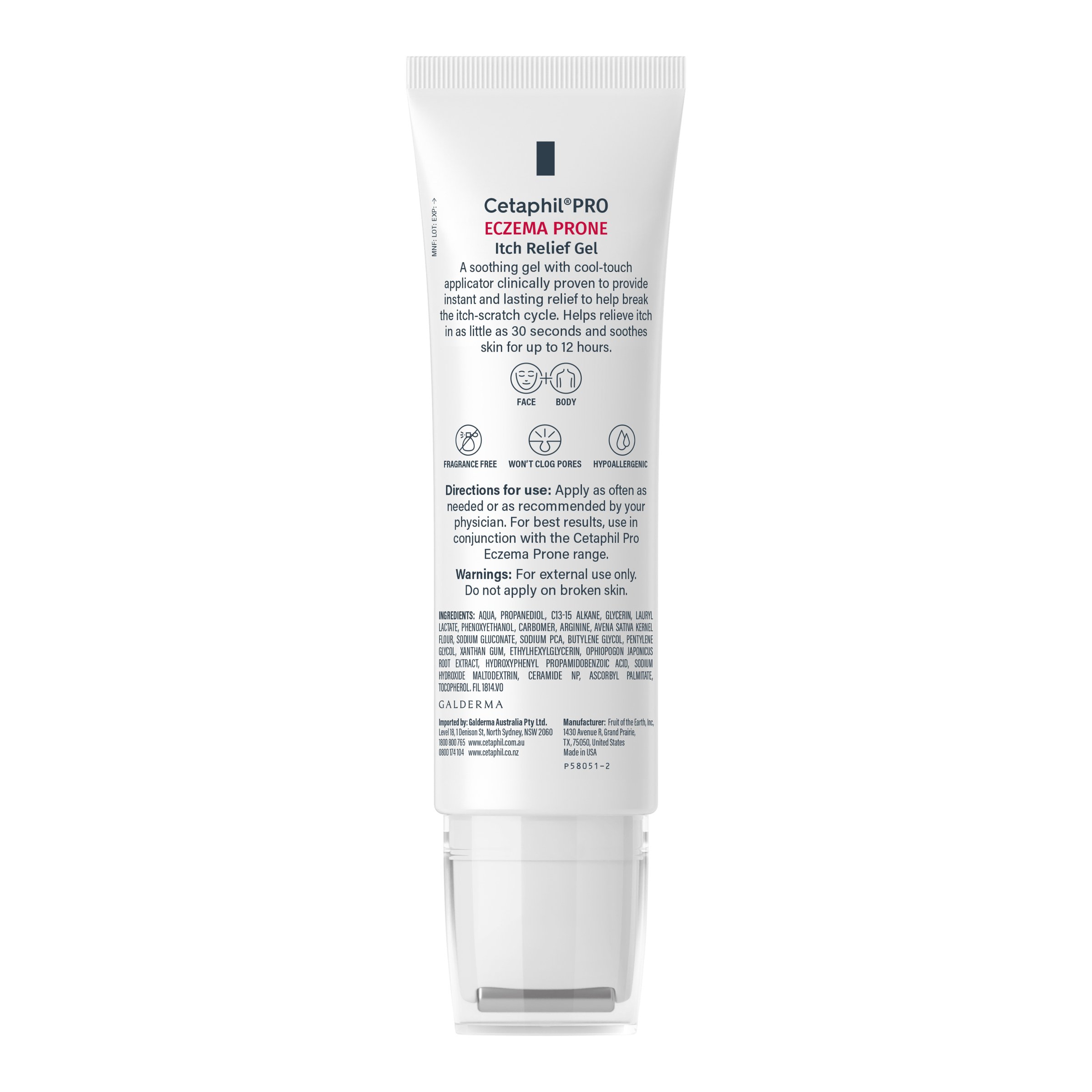 Cetaphil Pro Eczema Prone Itch Relief Gel 59ml - Image 2