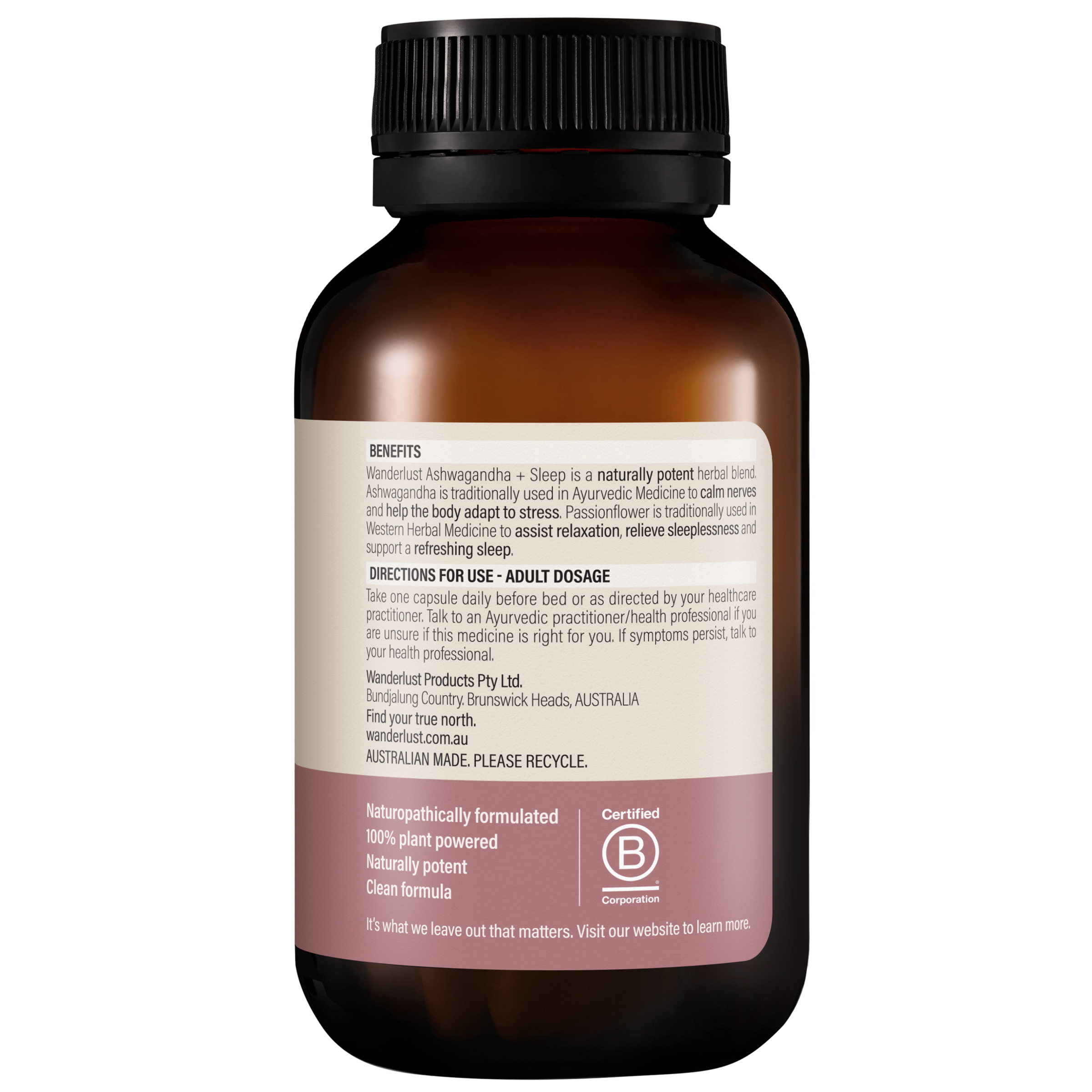 Wanderlust Ashwagandha + Sleep 60 capsules - Image 6