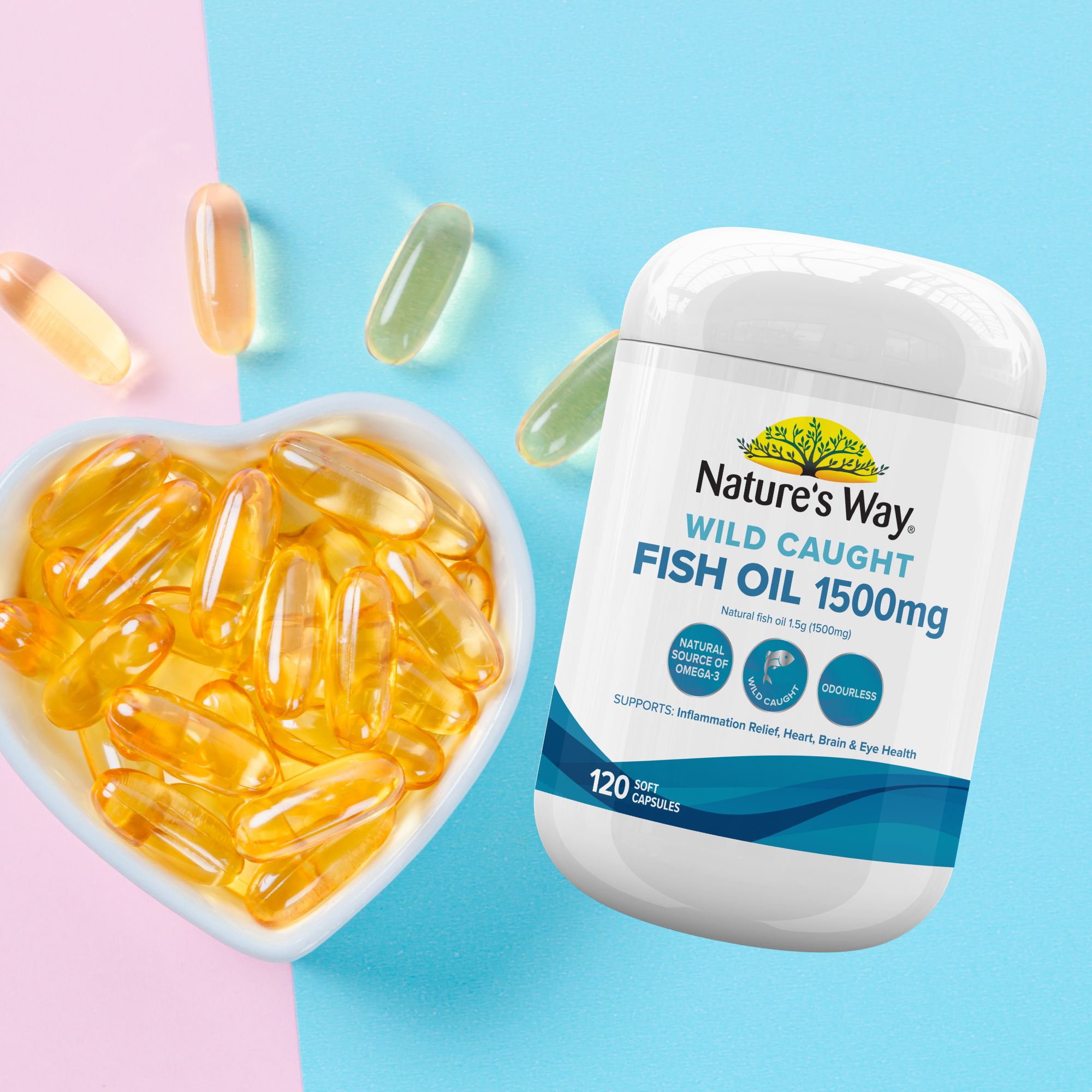 Nature's Way Wild Caught Fish Oil 1500mg - 120 capsules - Image 4