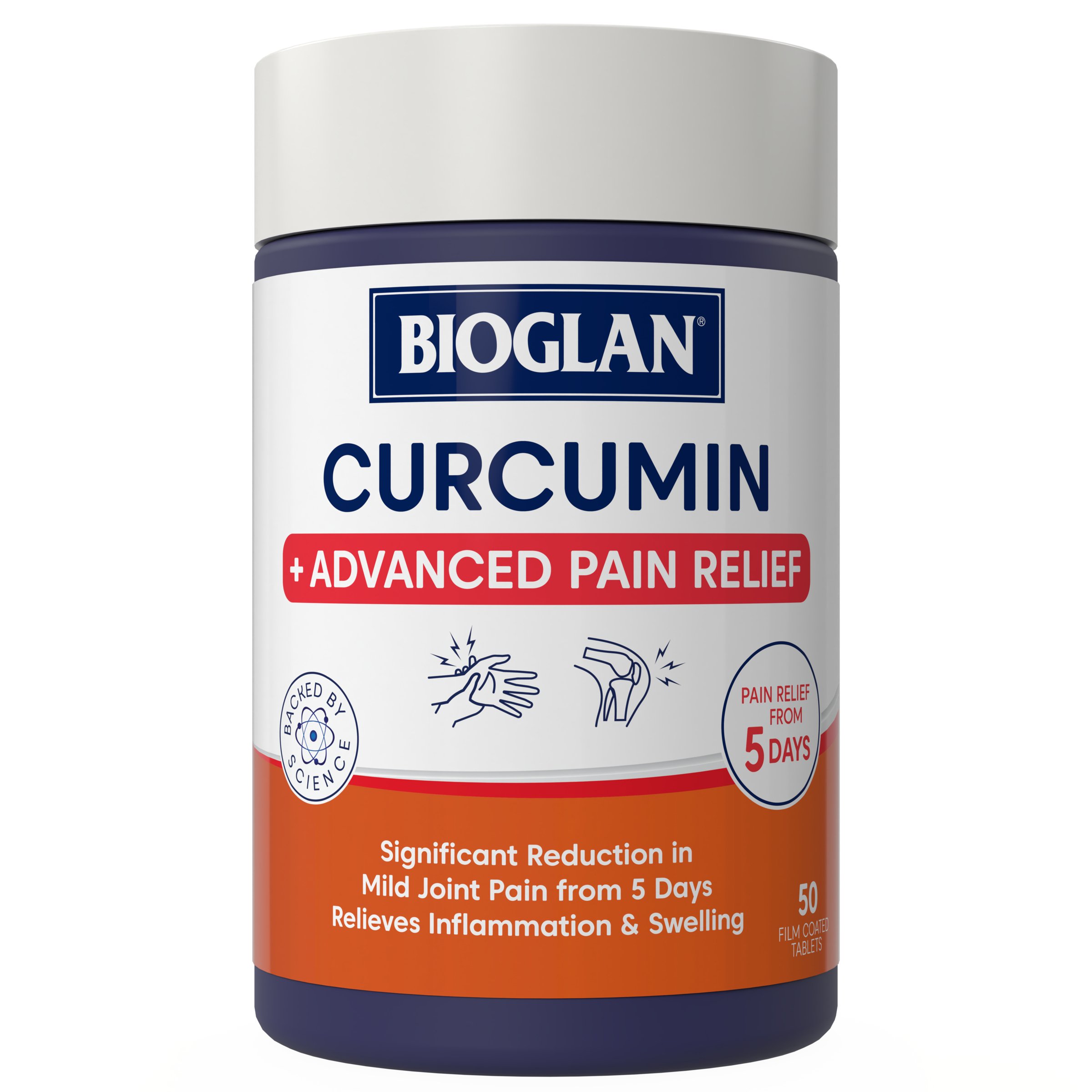 Bioglan Curcumin + Advanced Pain Relief 50 tablets - Image 1