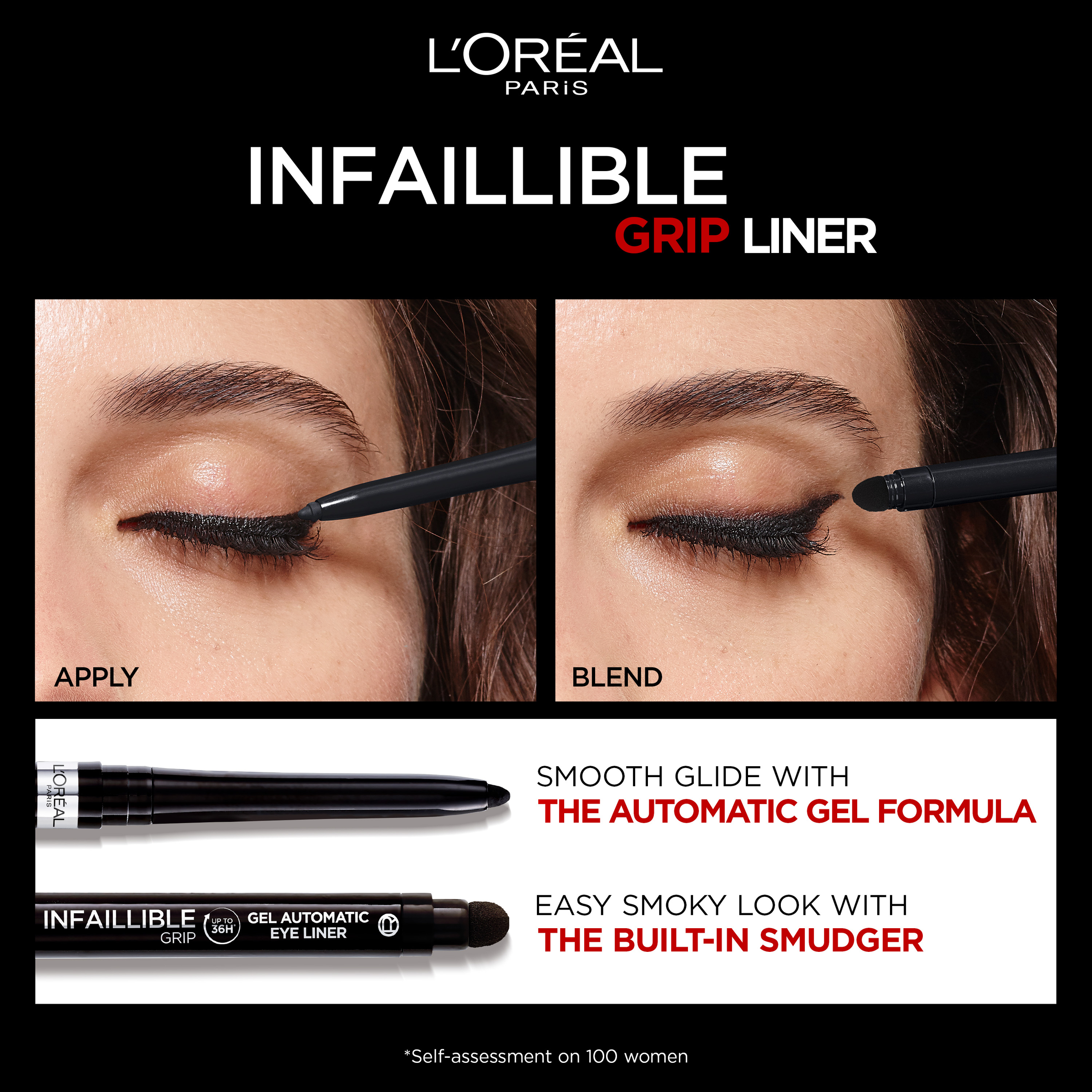L'Oreal Paris Infaillible Grip 36H Gel Automatic Eyeliner 12 Bronzed Expressso 1 each - Image 3