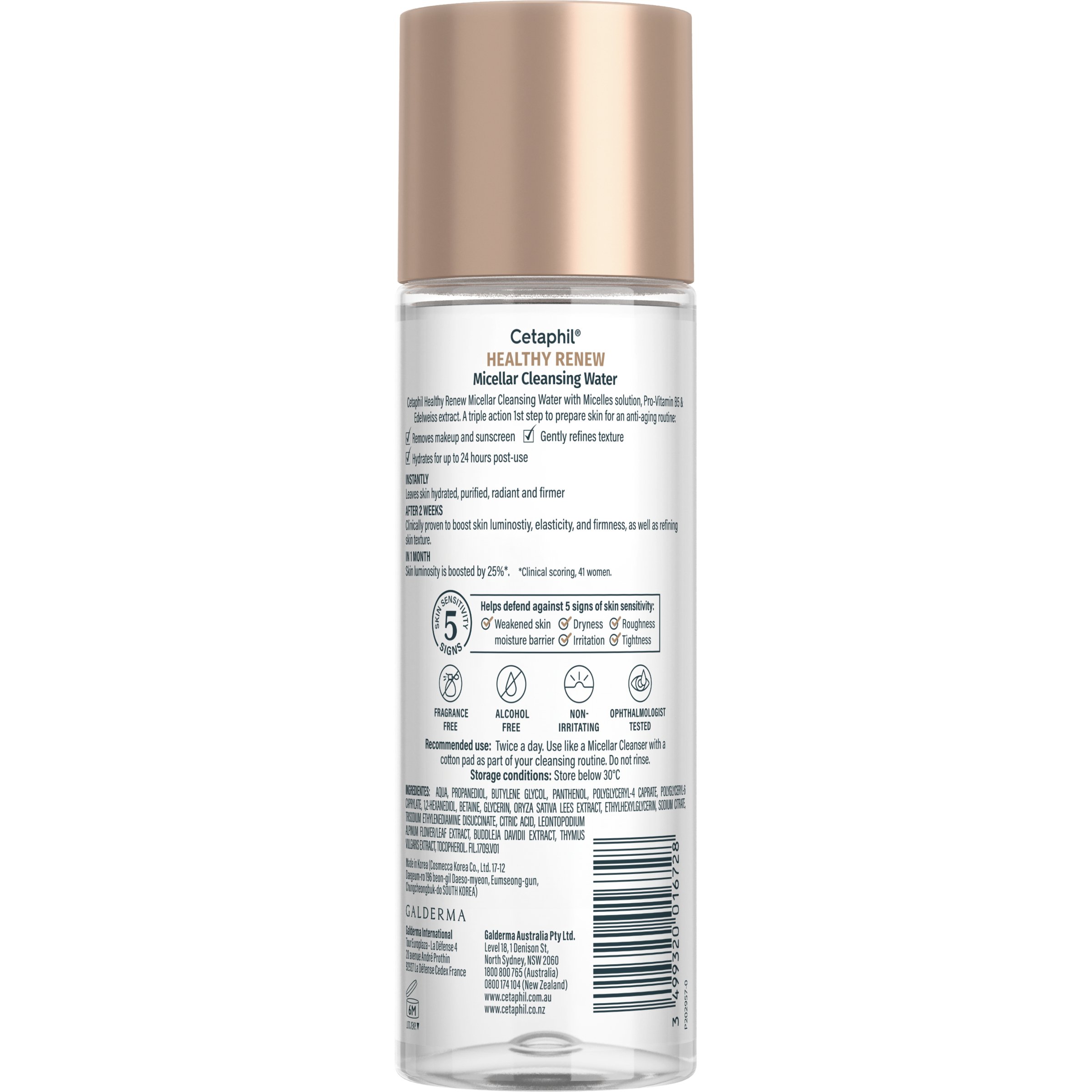 Cetaphil Healthy Renew Micellar Cleansing Water 160ml - Image 2