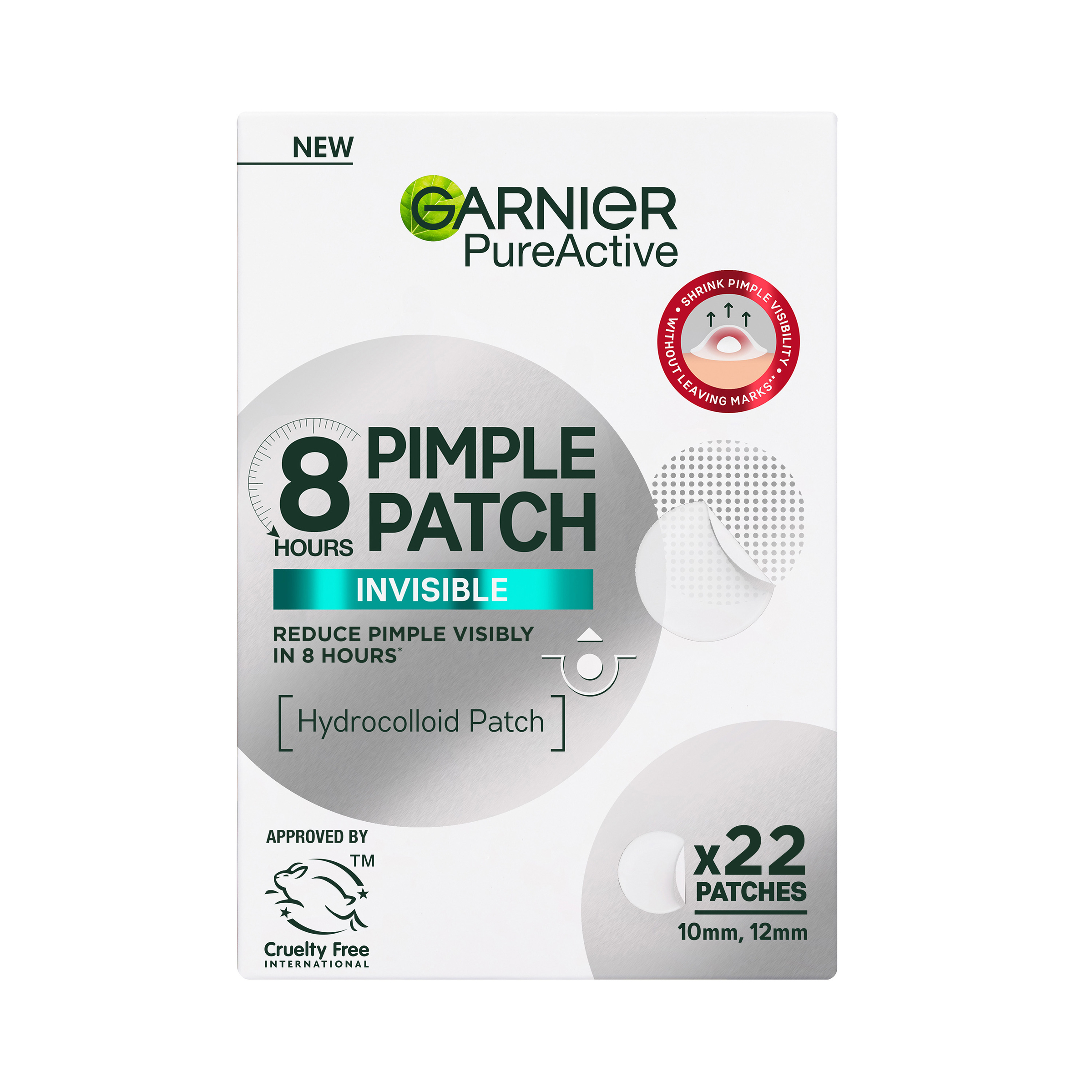 Garnier Pure Active Pimple Patch 22 Pack - 1 unit - Image 1