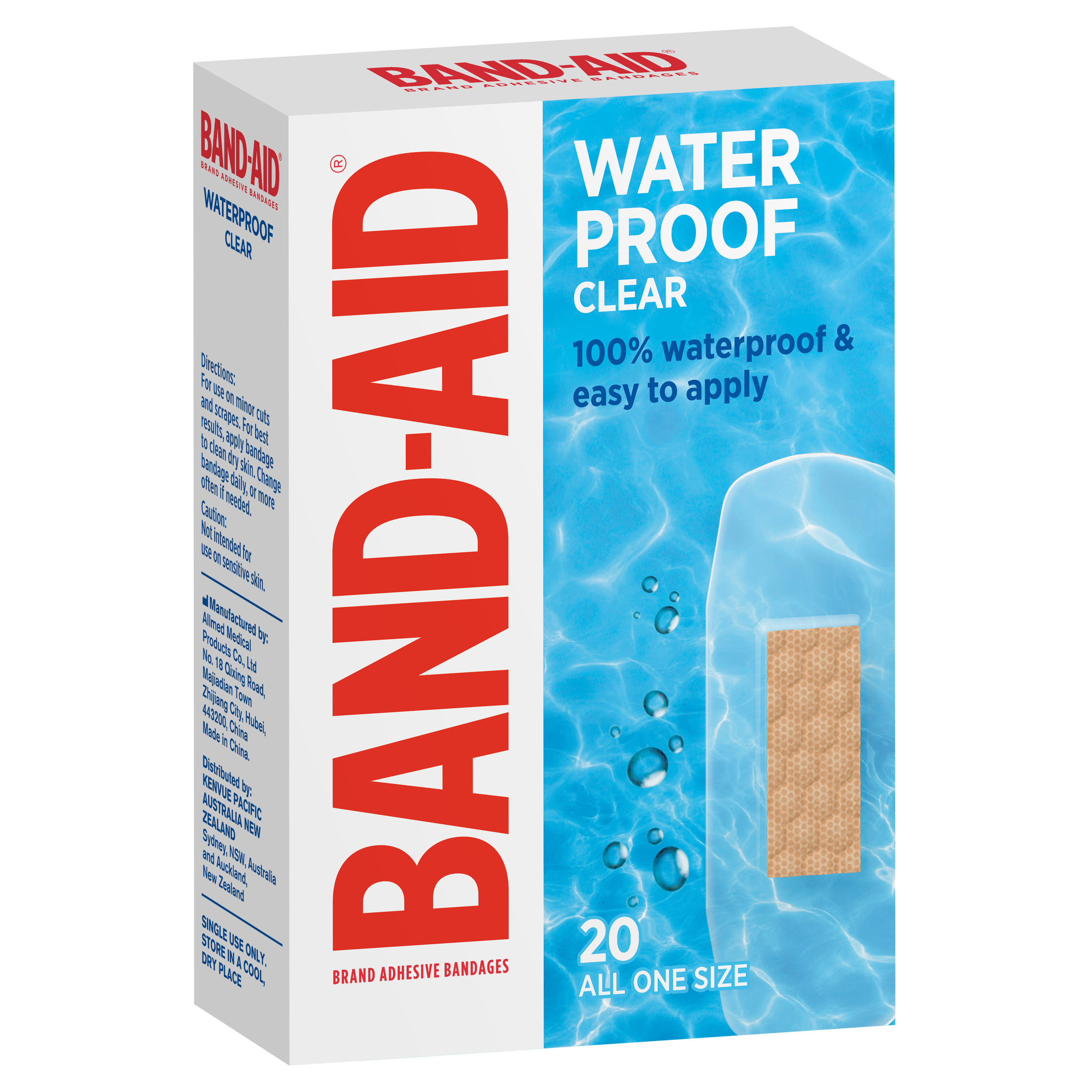 Band-Aid Waterproof Clear Regular 20 pack - Image 2