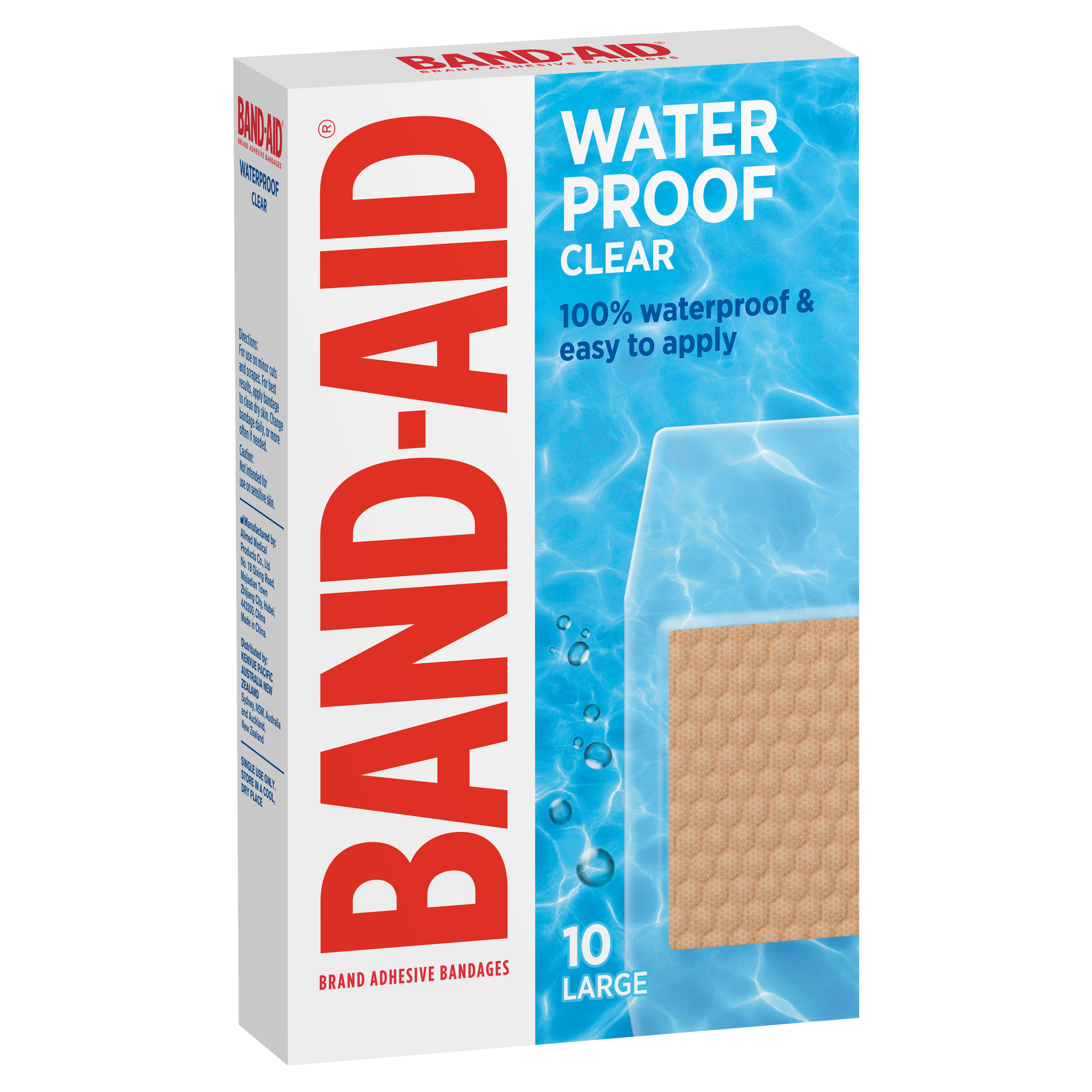 Band-Aid Waterproof Clear Large 10 pack - Image 2