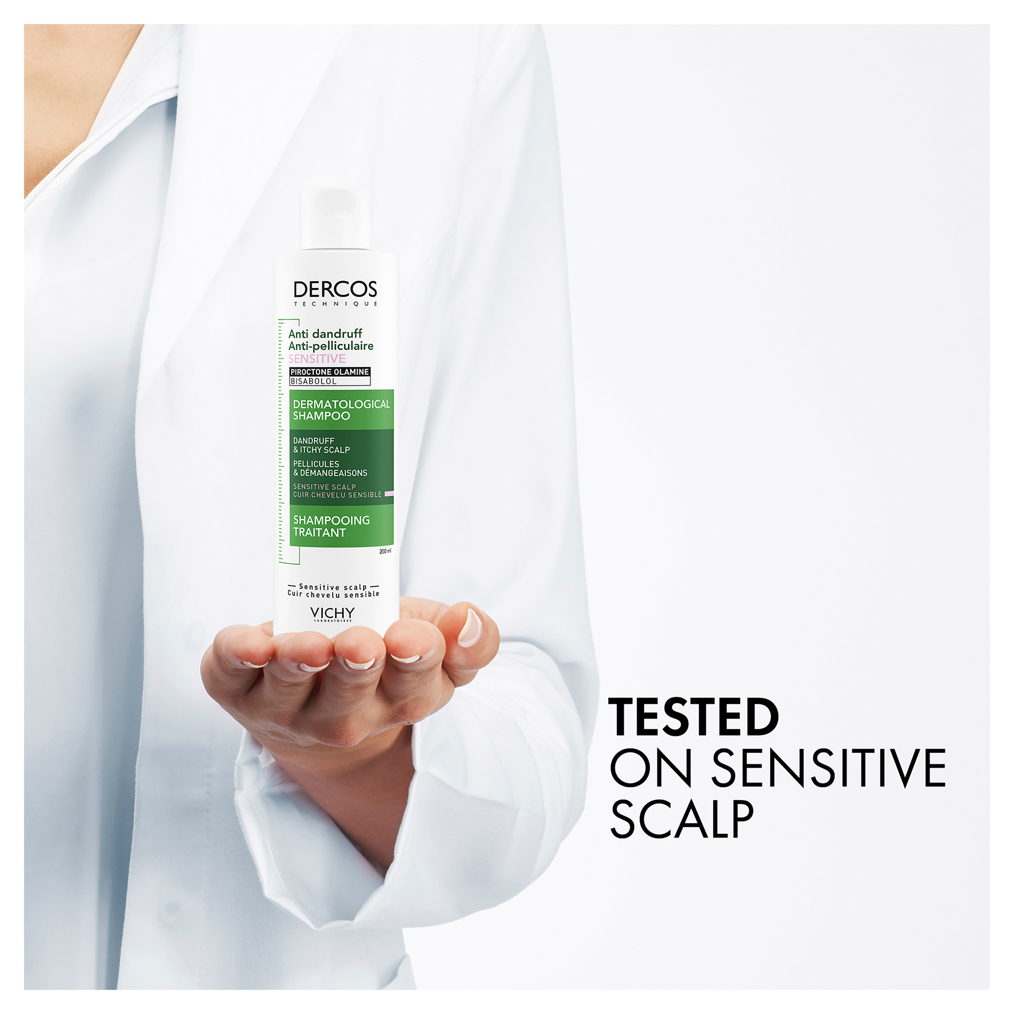 Dercos Anti-Dandruff Shampoo - Sensitive Scalp 200ml - Image 9