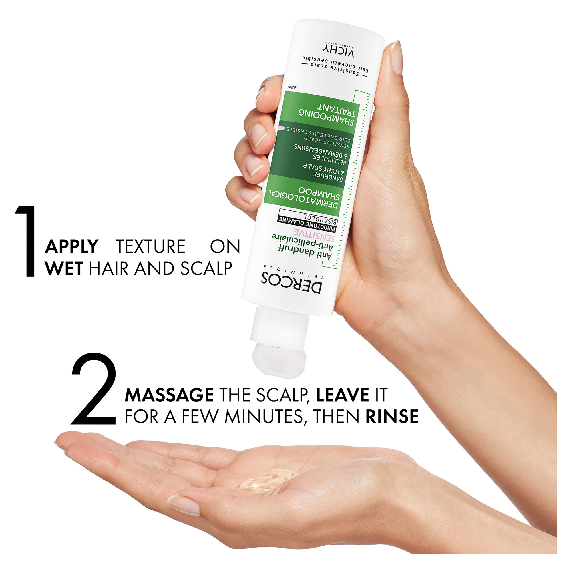 Dercos Anti-Dandruff Shampoo - Sensitive Scalp 200ml - Image 5