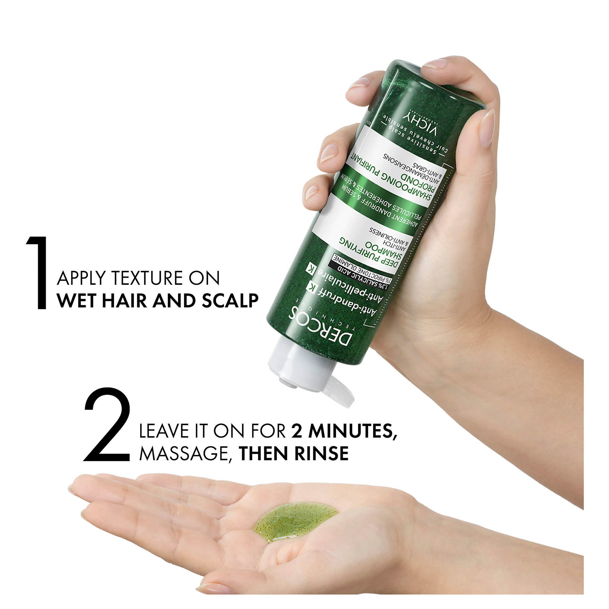Dercos Anti-Dandruff K Deep Purifying Shampoo 250ml - Image 4