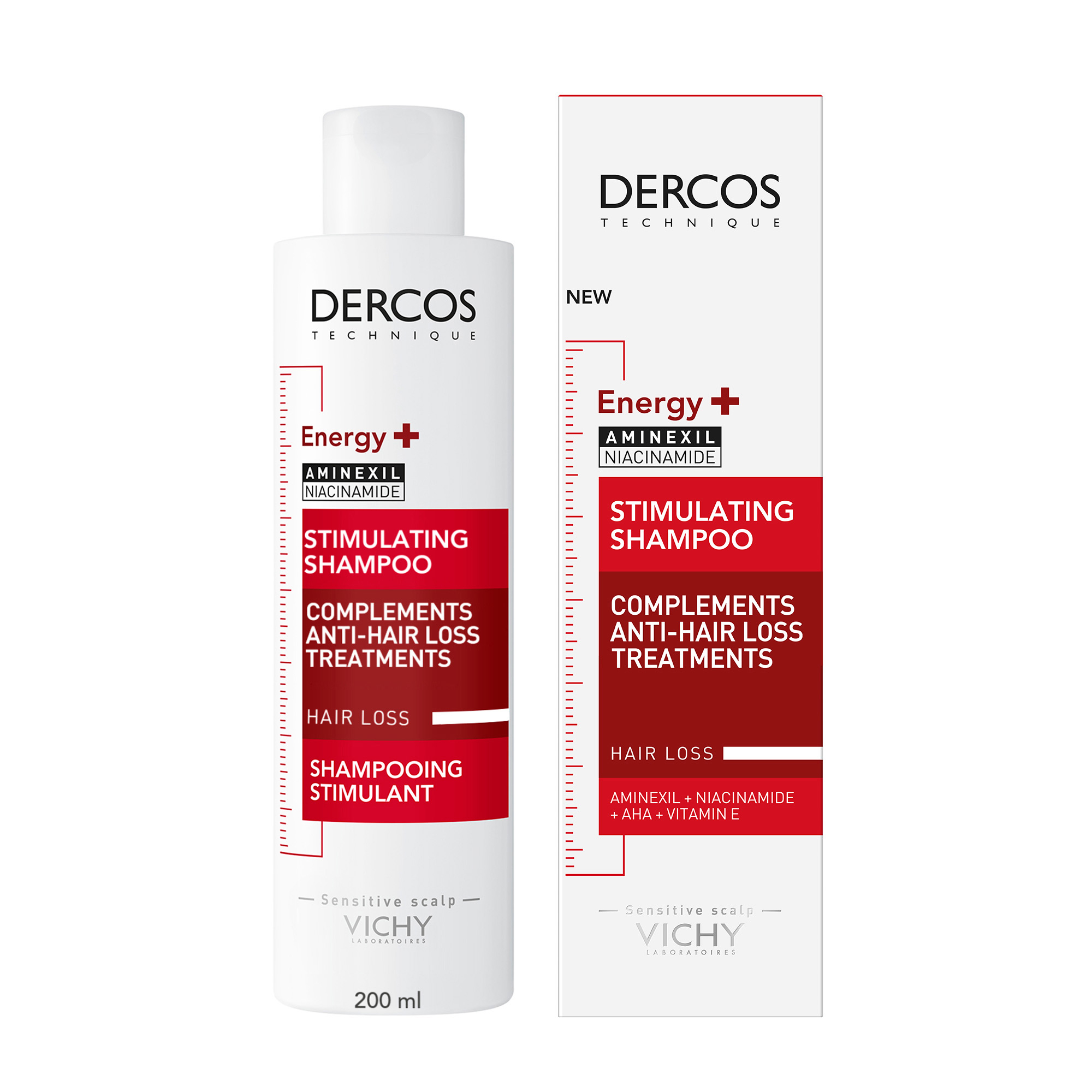 Dercos Energising Stimulator Shampoo200ml - Image 3