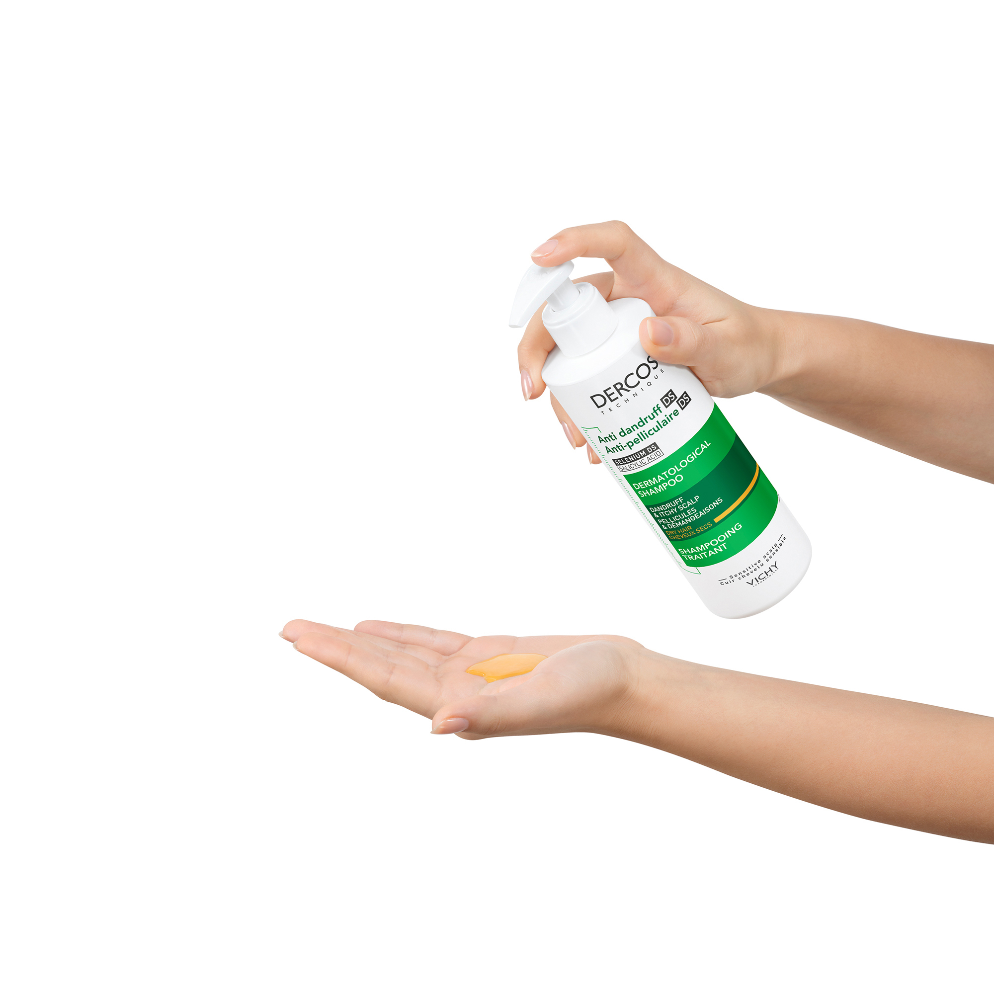 Dercos Anti-Dandruff Dandruff Shampoo - Dry Hair 390ml - Image 3