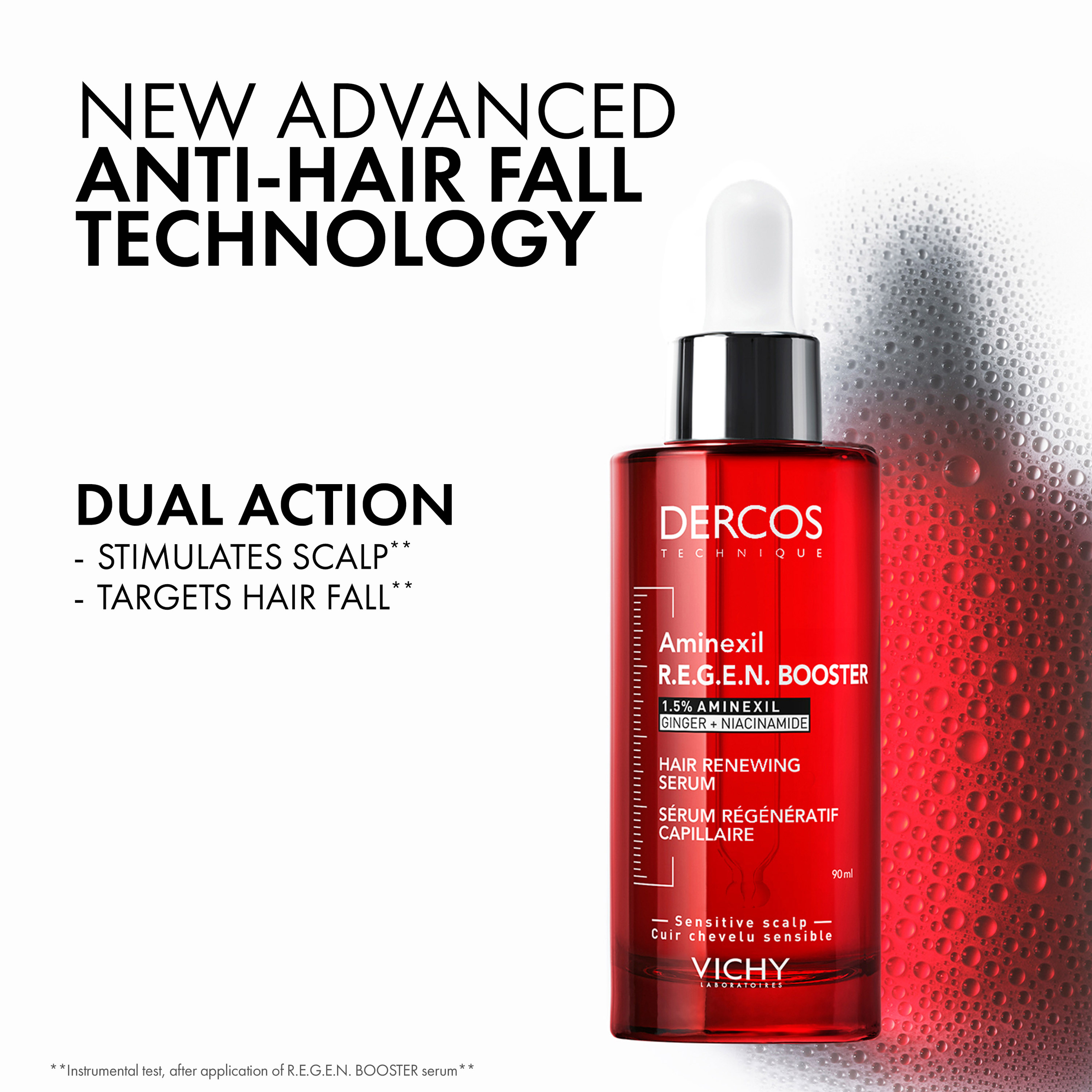 Dercos Vichy Densi-Solutions Regenerating Serum 90ml - Image 3