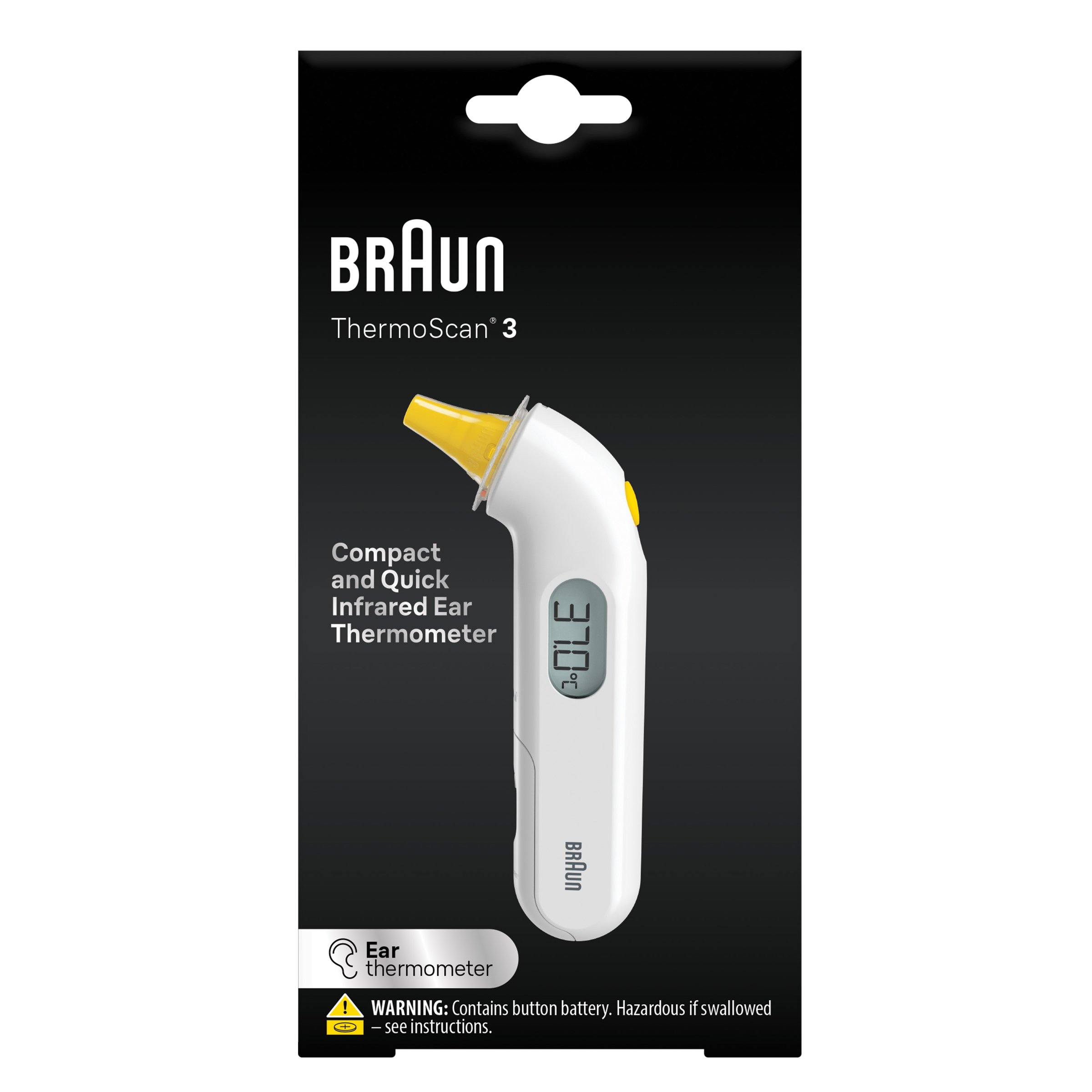 Braun Thermoscan 3 Ear Thermometer 1 each - Image 1