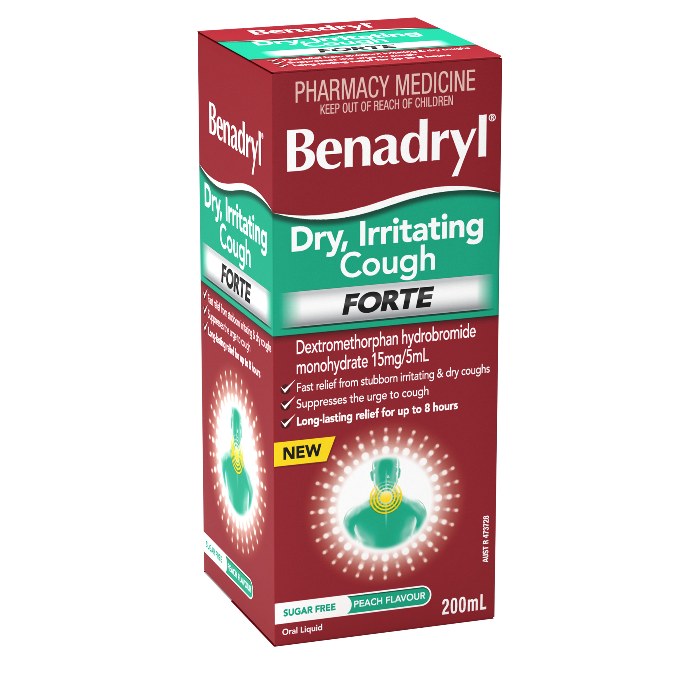 Benadryl Dry Cough Forte 200ml - Image 5