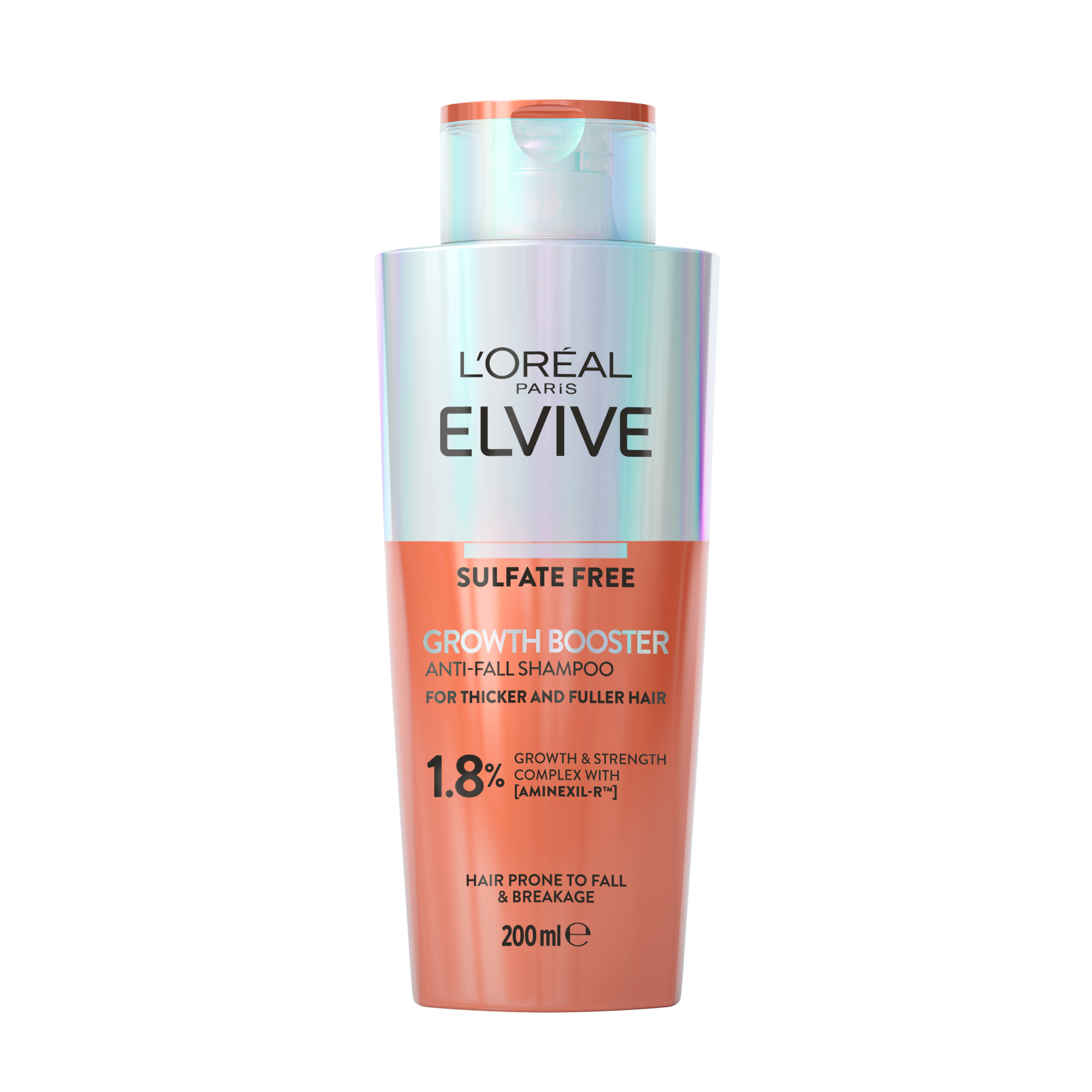 L'Oreal Paris Elvive Growth Booster Anti-Fall Shampoo 200ml - Image 1