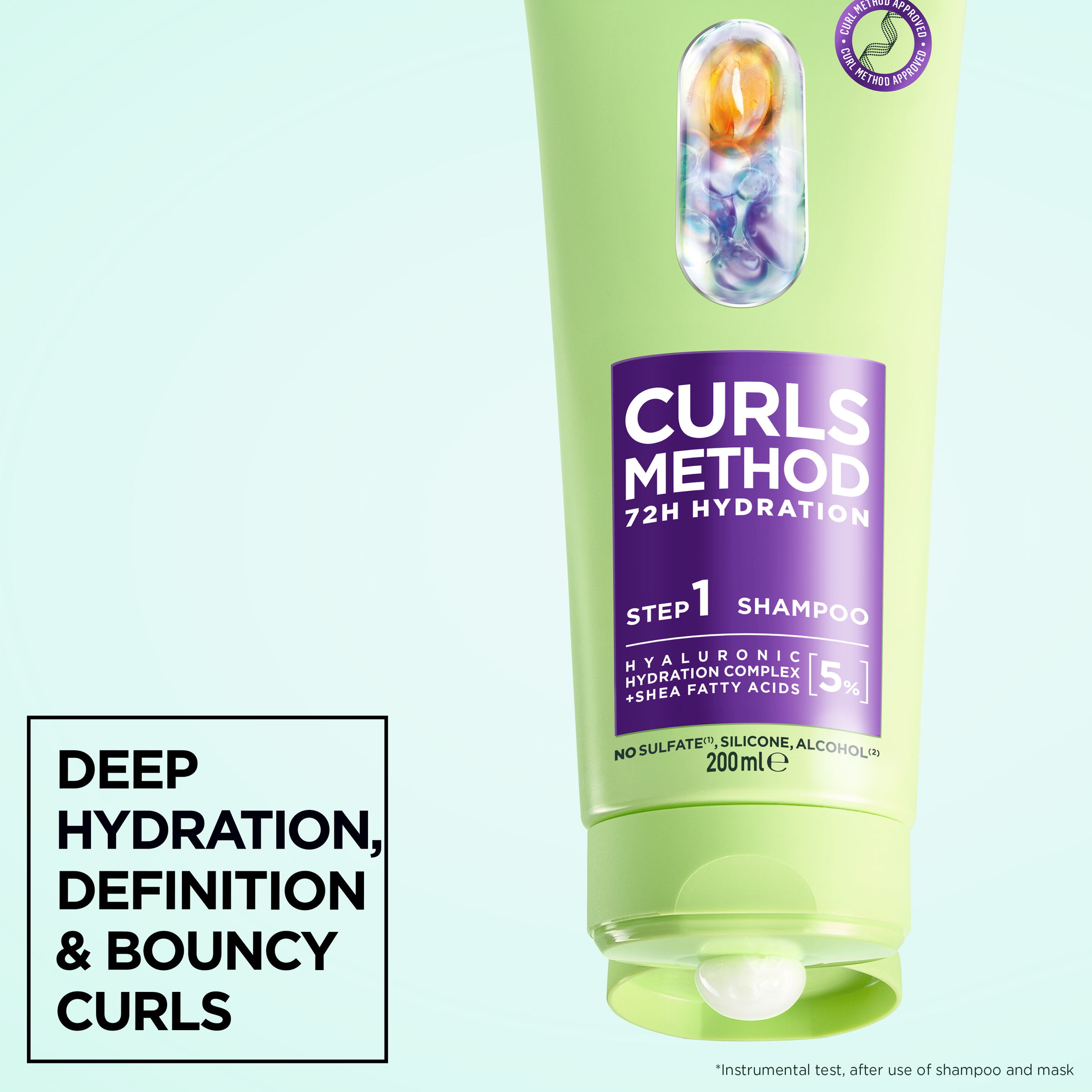Garnier Fructis Curls Method Shampoo 200ml - Image 2